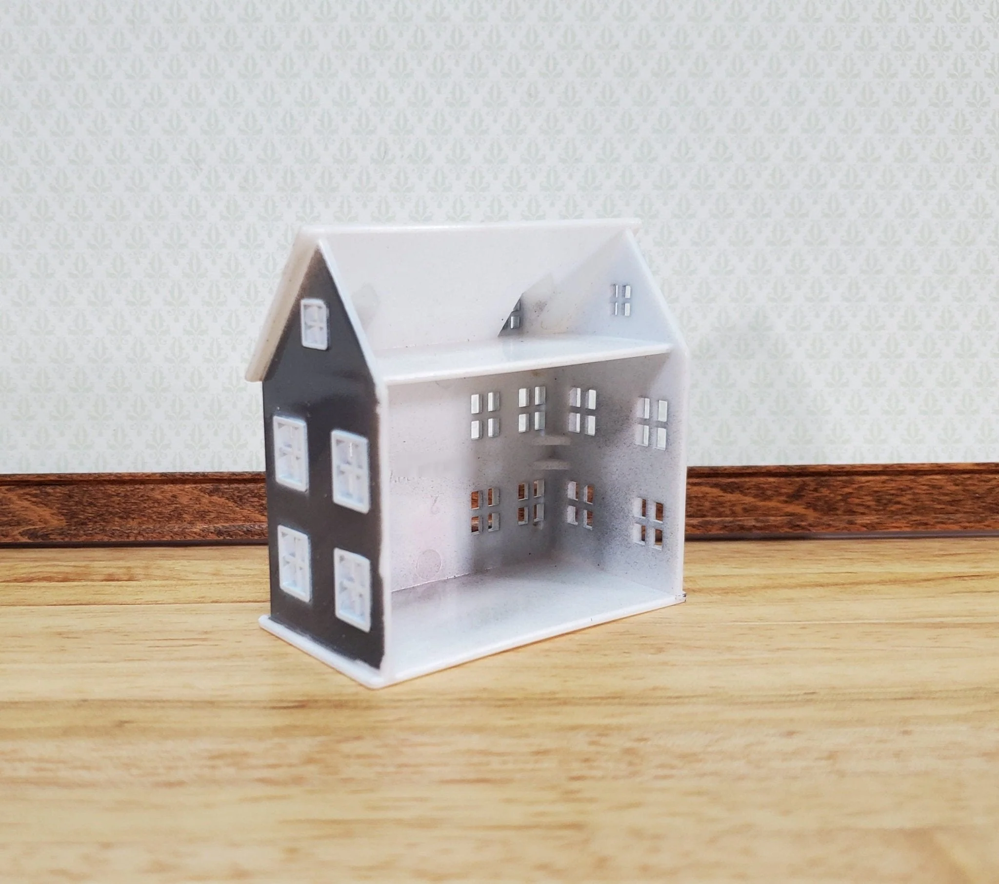 1:144 Scale Dollhouse Miniature Dolls House with Red Door Plastic - Image 5