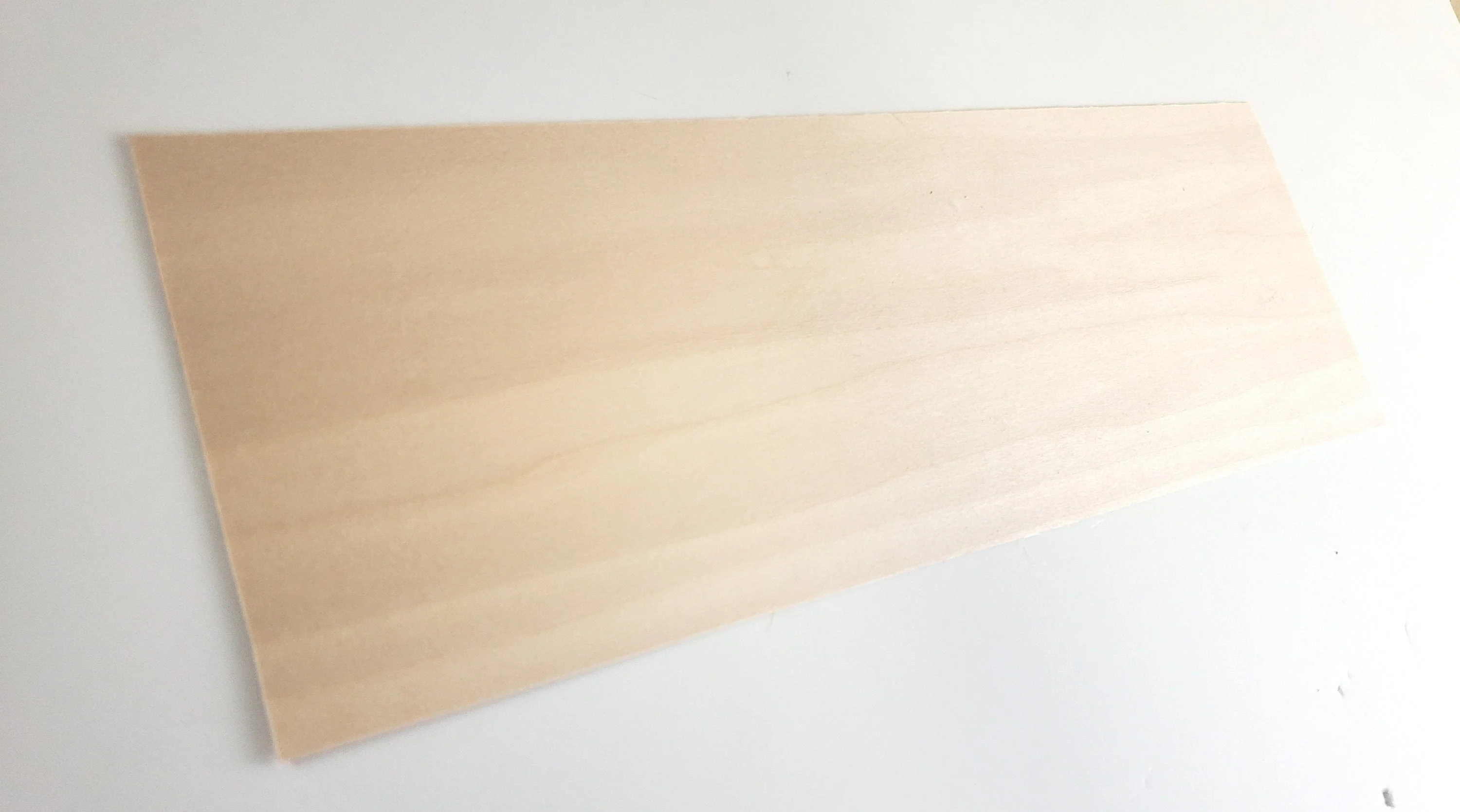 Basswood Sheet Plank Thin 1/32" x 4" x 12" long Veneer Kiln Dried Woodworking