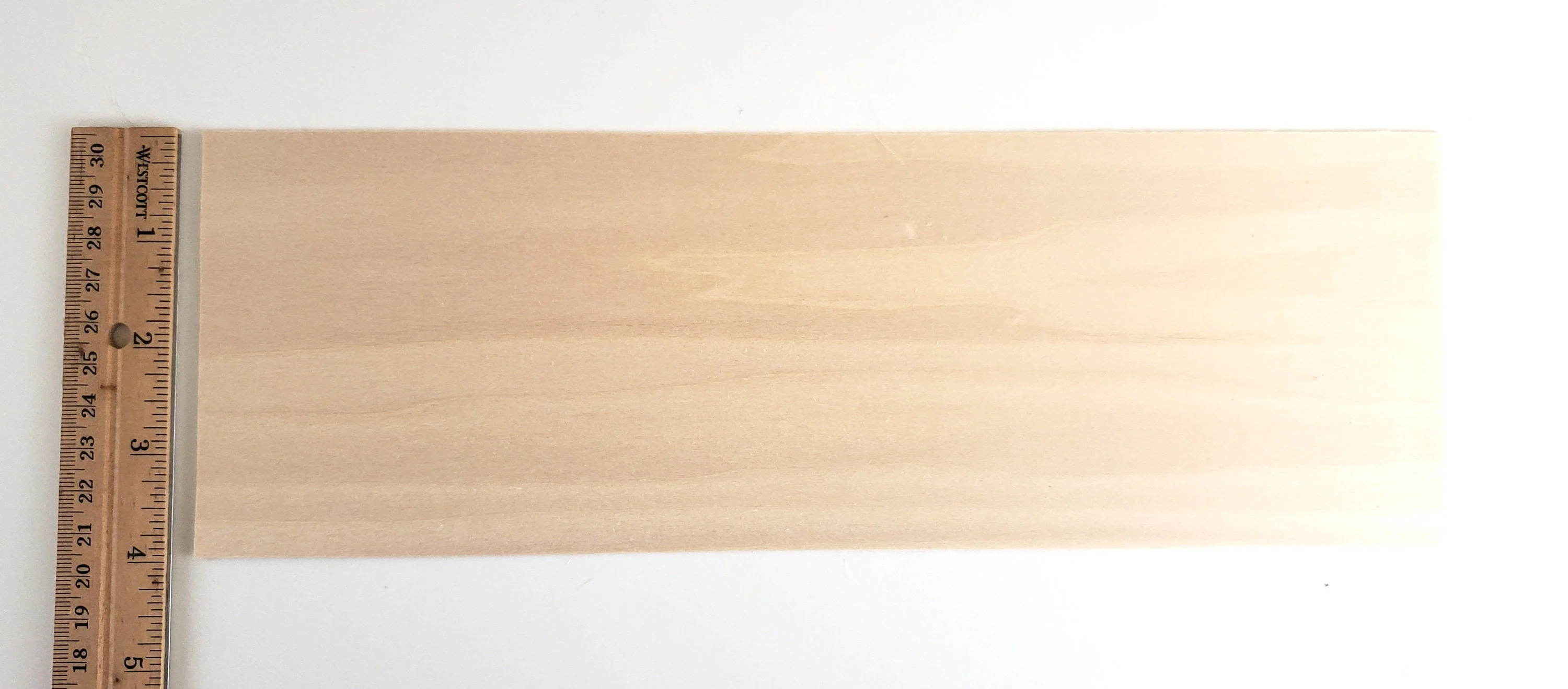 Basswood Sheet Plank Thin 1/32" x 4" x 12" long Veneer Kiln Dried Woodworking - Image 2