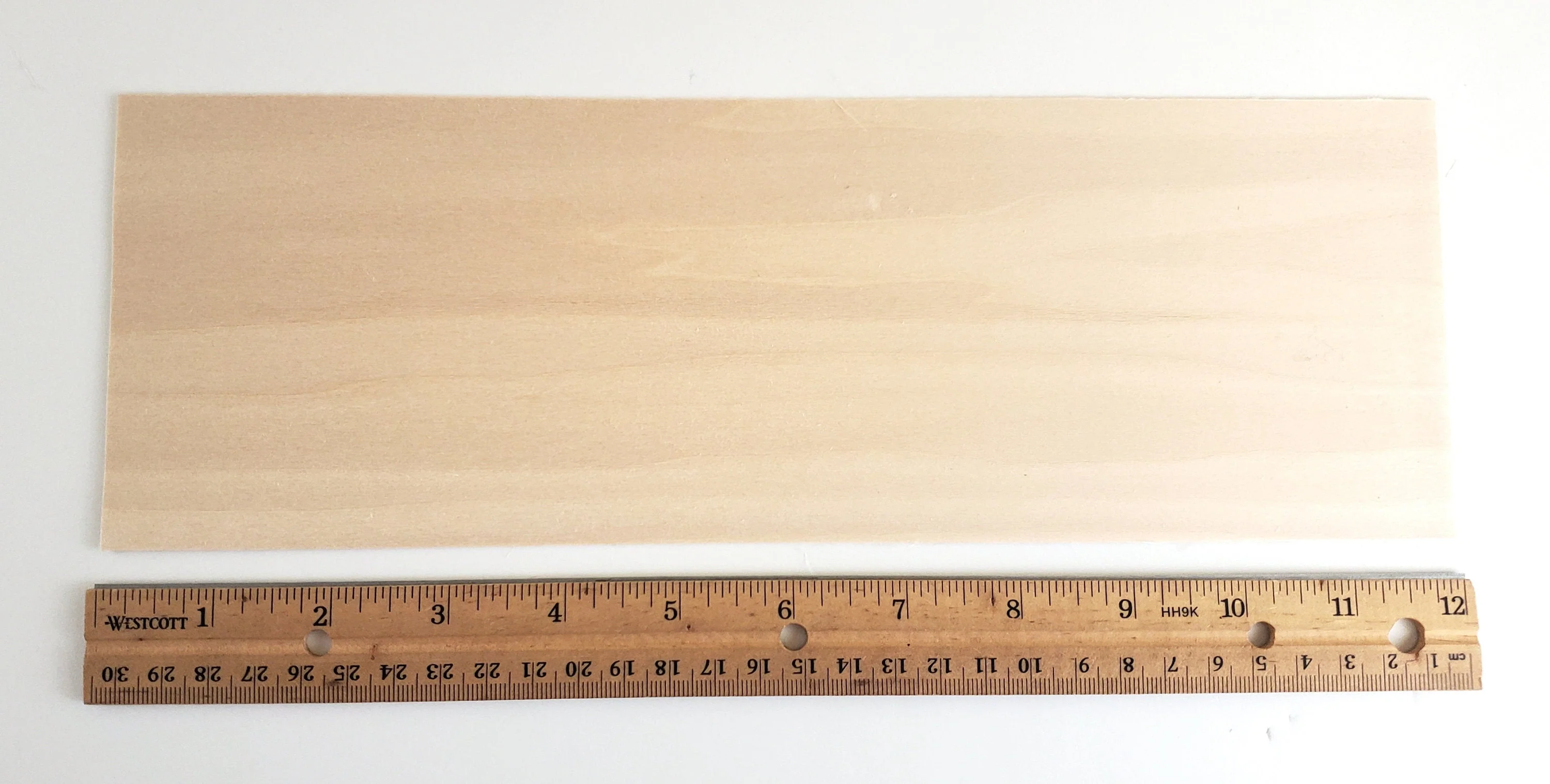 Basswood Sheet Plank Thin 1/32" x 4" x 12" long Veneer Kiln Dried Woodworking - Image 3