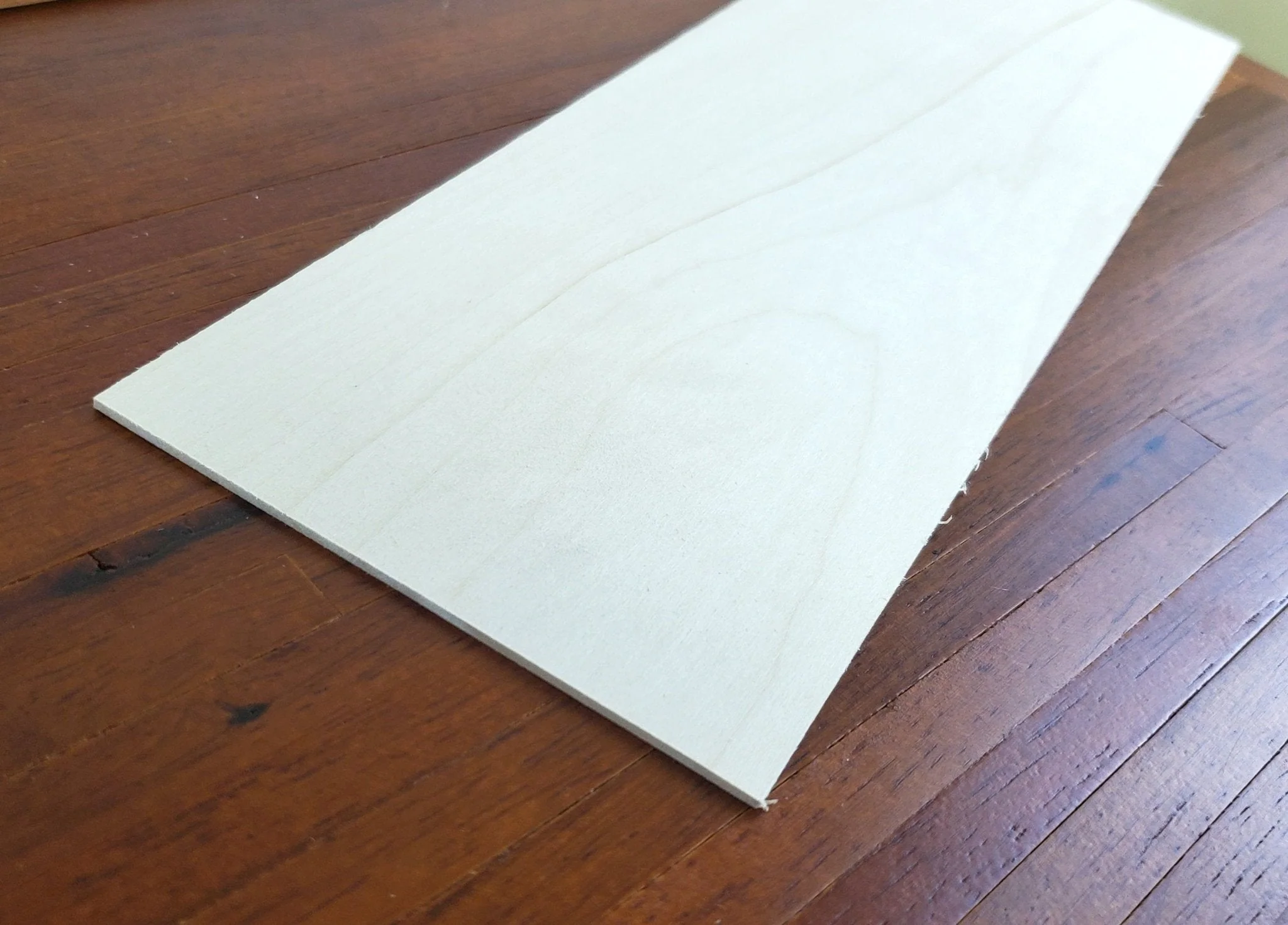 Basswood Sheet Plank 3/32" Thick x 4" Wide x 12" Long Kiln Dried Woodworking