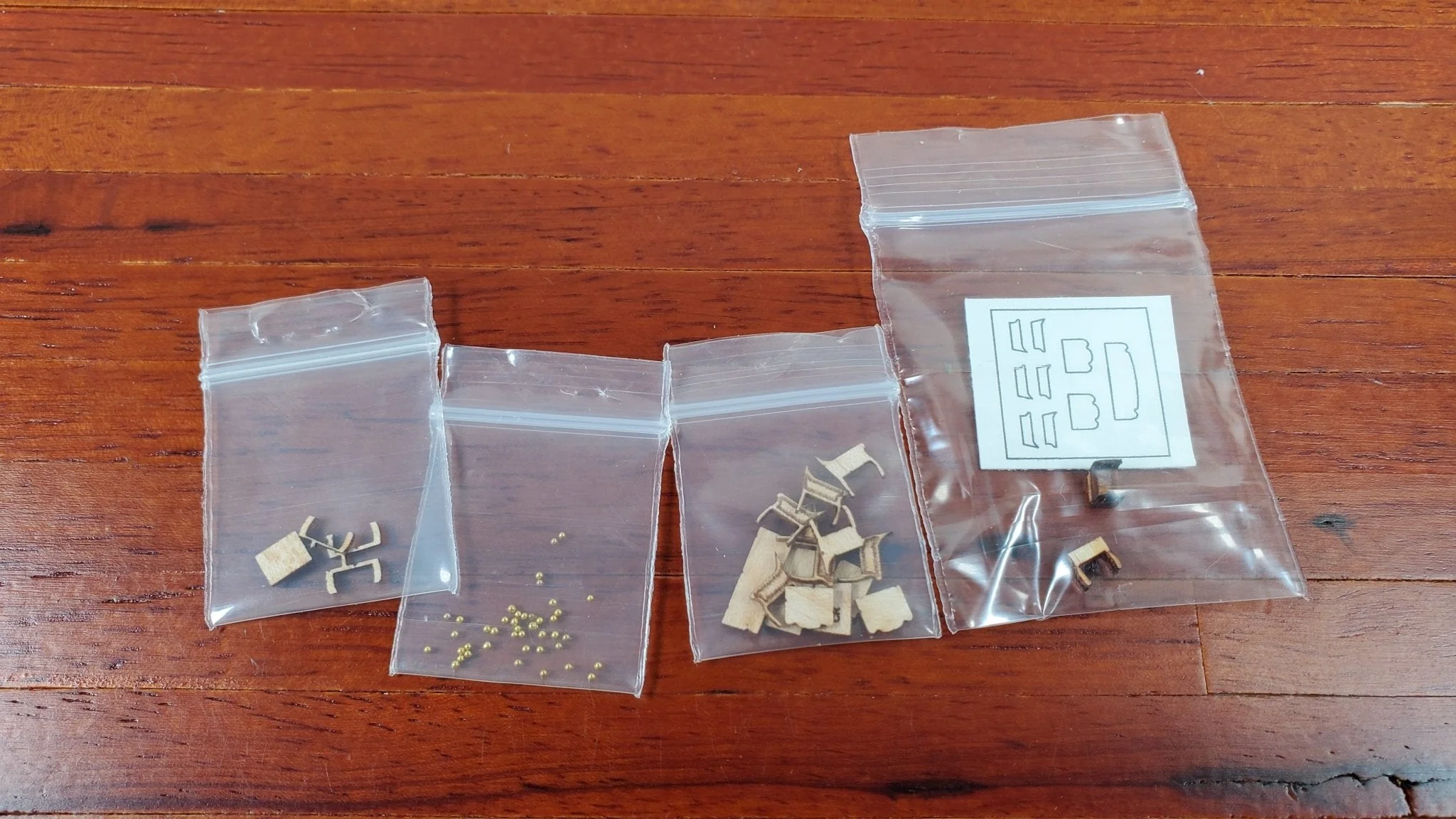 Dollhouse 1:144 Scale Furniture KIT DIY Living Room Traditional Sofa Chairs ++ - Image 3