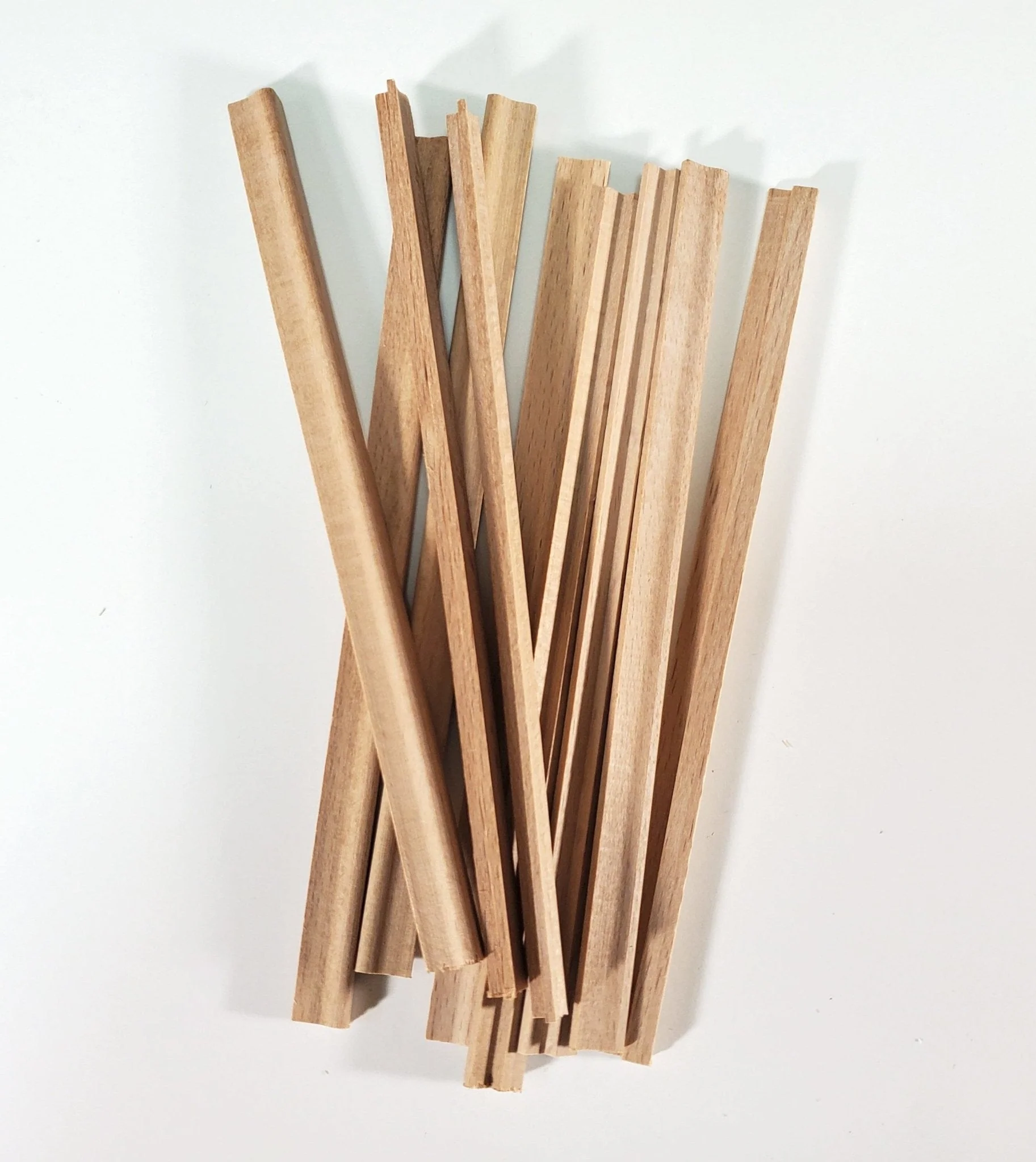 Dollhouse 6" Scrap Trim Chair Rail Molding for Wainscoting Paneling 10 Pieces 1:12 70240 - Image 2