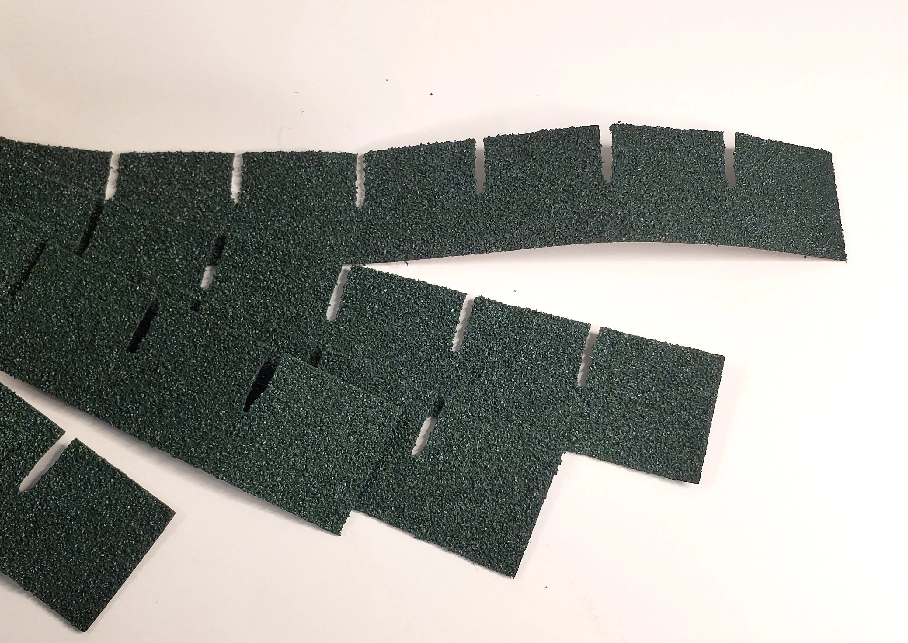 Dollhouse Asphalt Shingles Green Square 1:12 Scale #4003 144-157 Sq Inches - Image 3