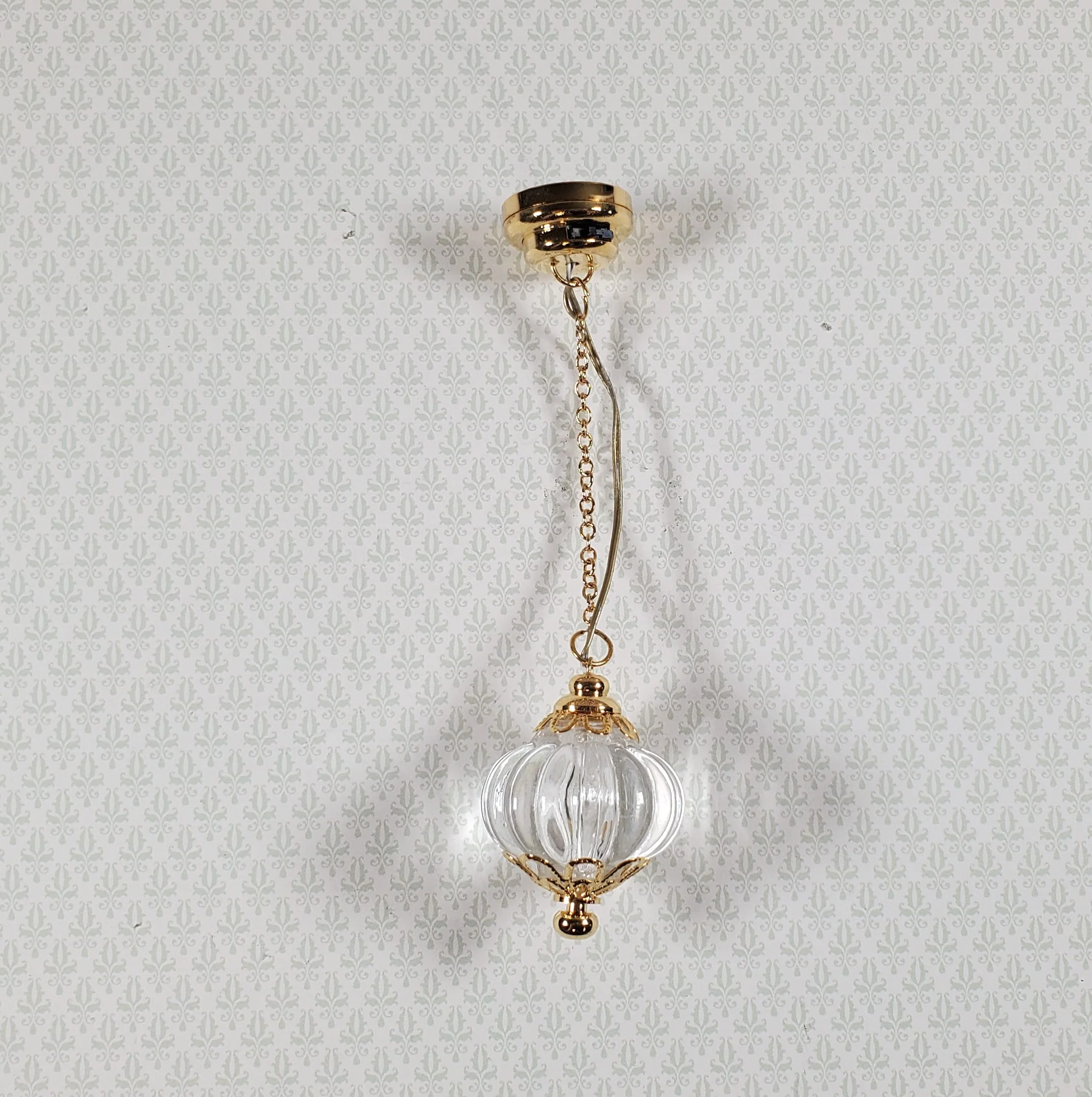 Dollhouse Battery Bead Ceiling Light 1:12 Scale Miniature Houseworks 2557 - Image 4