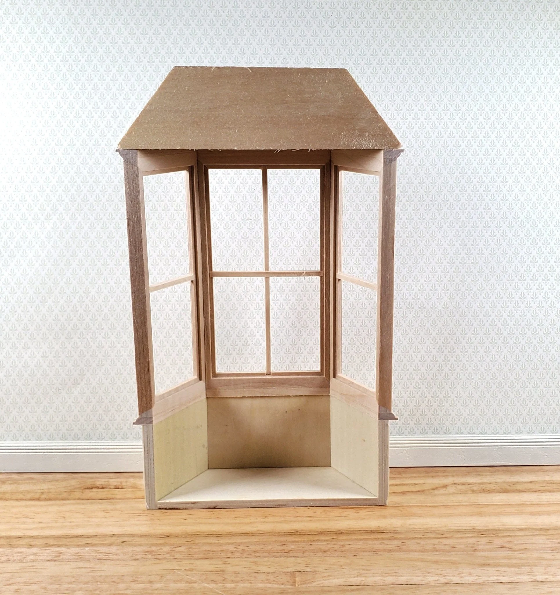 Dollhouse Bay Window Tall 1:12 Scale Miniature Floor to Ceiling DIY - Image 2