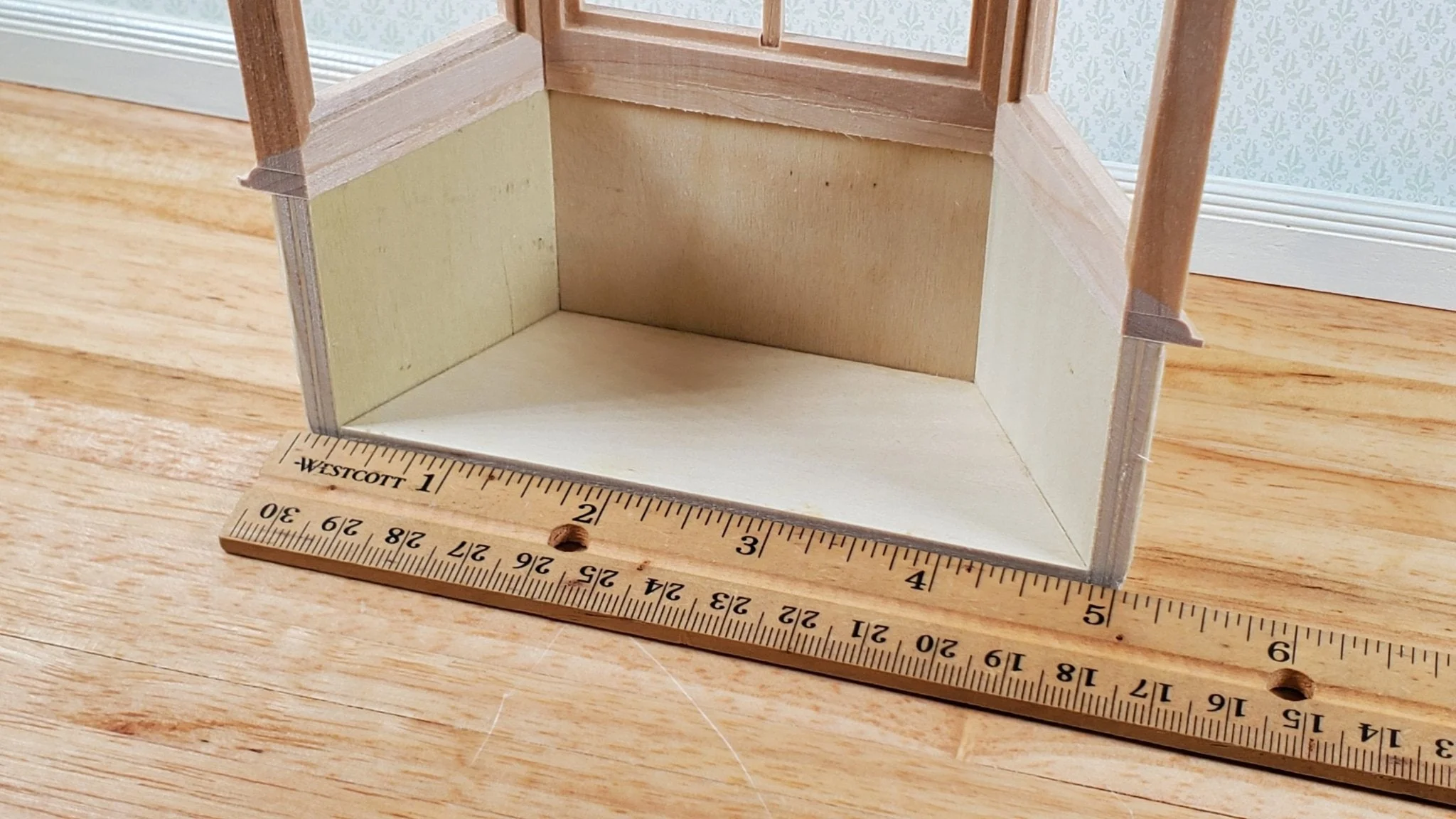 Dollhouse Bay Window Tall 1:12 Scale Miniature Floor to Ceiling DIY - Image 6