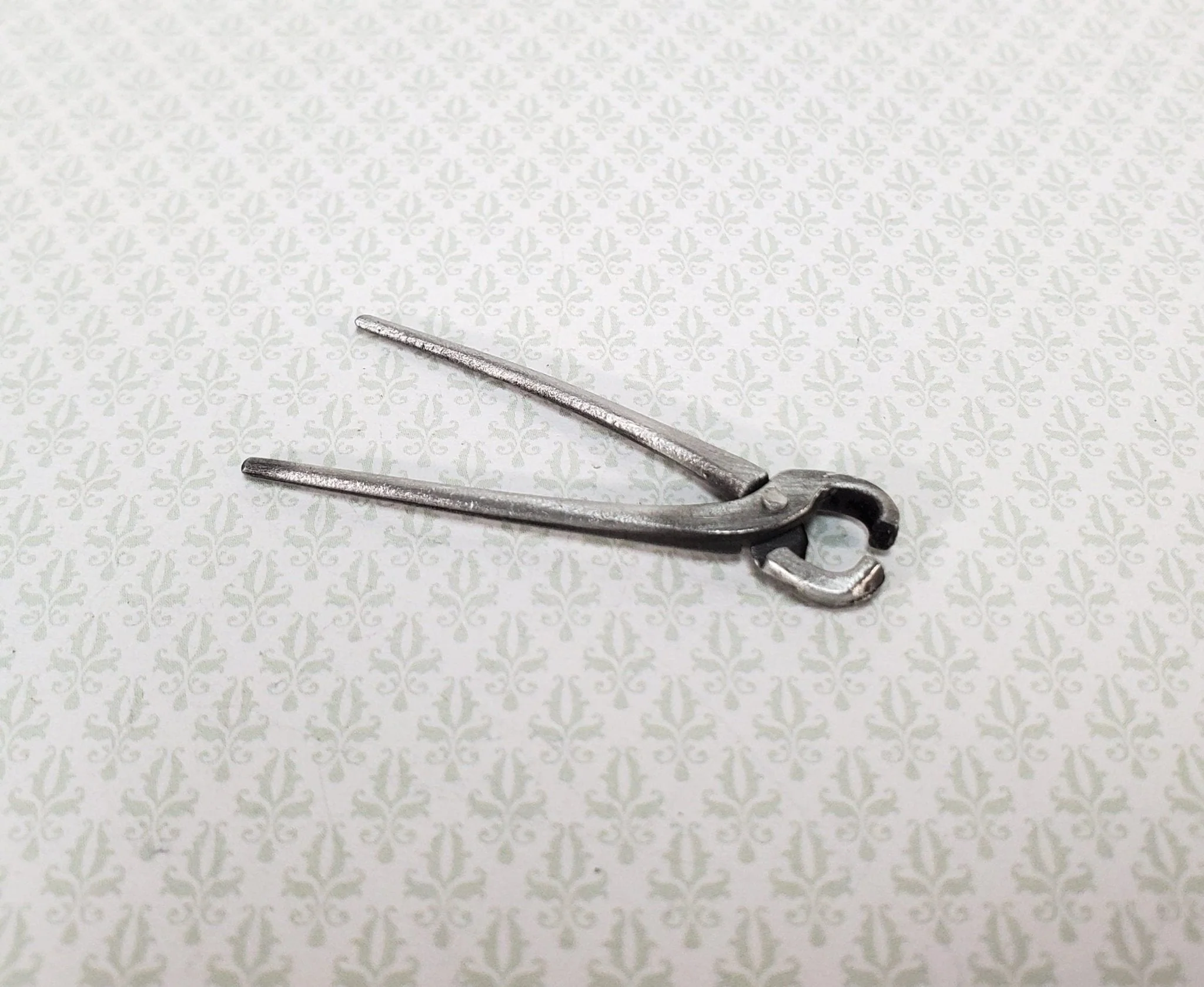 Dollhouse Blacksmith Tongs Metal 1:12 Scale Miniature by Sir Thomas Thumb