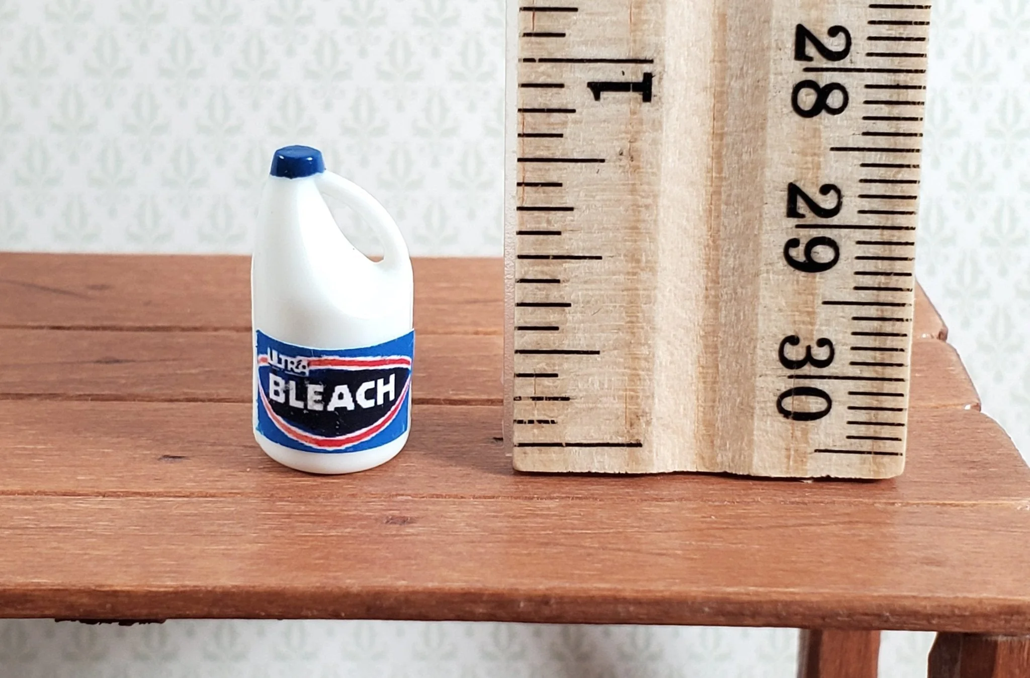 Dollhouse Bleach Bottle Jug 1:12 Scale Miniature Laundry Room Decor Accessory - Image 3