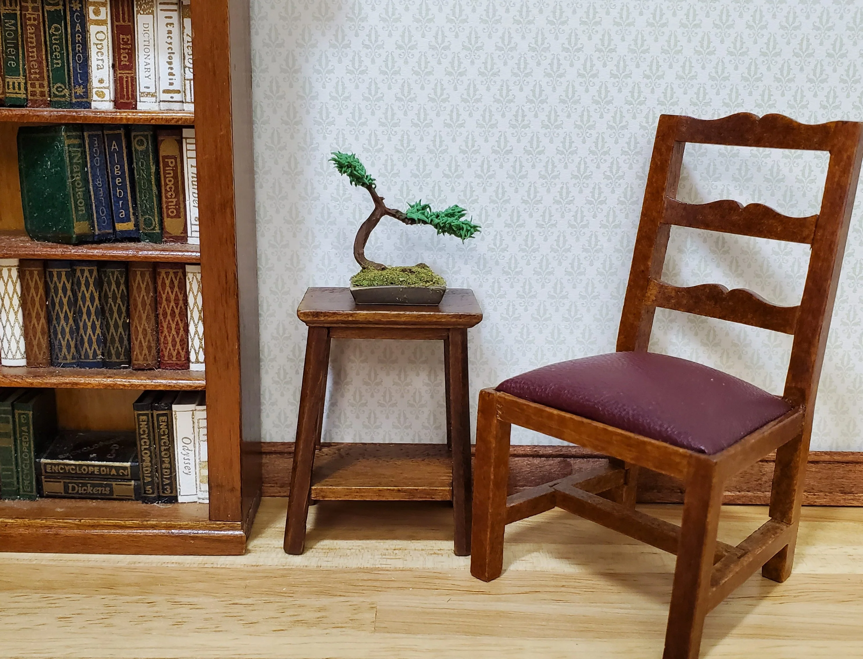 Dollhouse Bonsai Tree Prop Tiny Miniature 1:12 Scale Miniature Handmade - Image 2