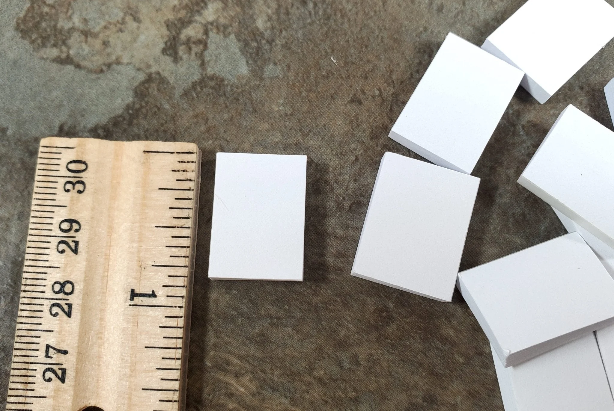 Dollhouse Book Inserts 10 Pieces Blank 7/8" tall 1:12 Scale Miniatures Library - Image 3