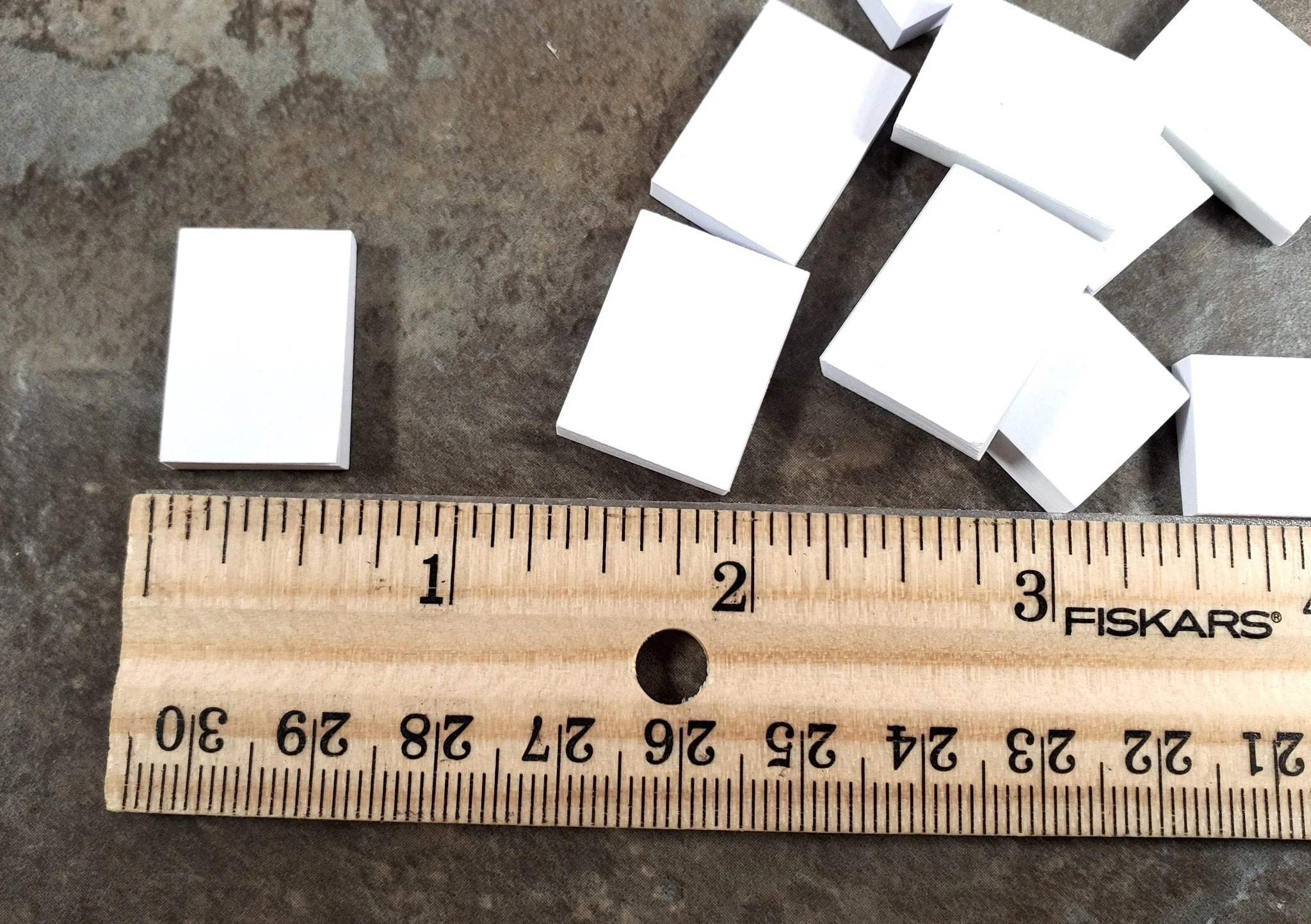 Dollhouse Book Inserts 10 Pieces Blank 7/8" tall 1:12 Scale Miniatures Library - Image 4