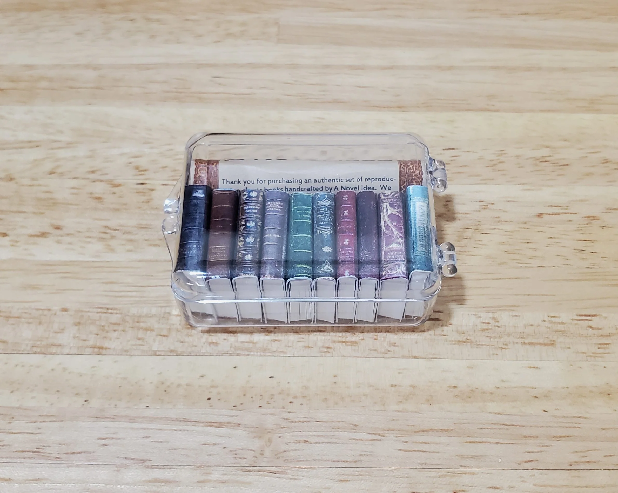 Dollhouse Book Set x10 Antique Style Set #4 1:12 Scale (blank inside) Handmade - Image 3