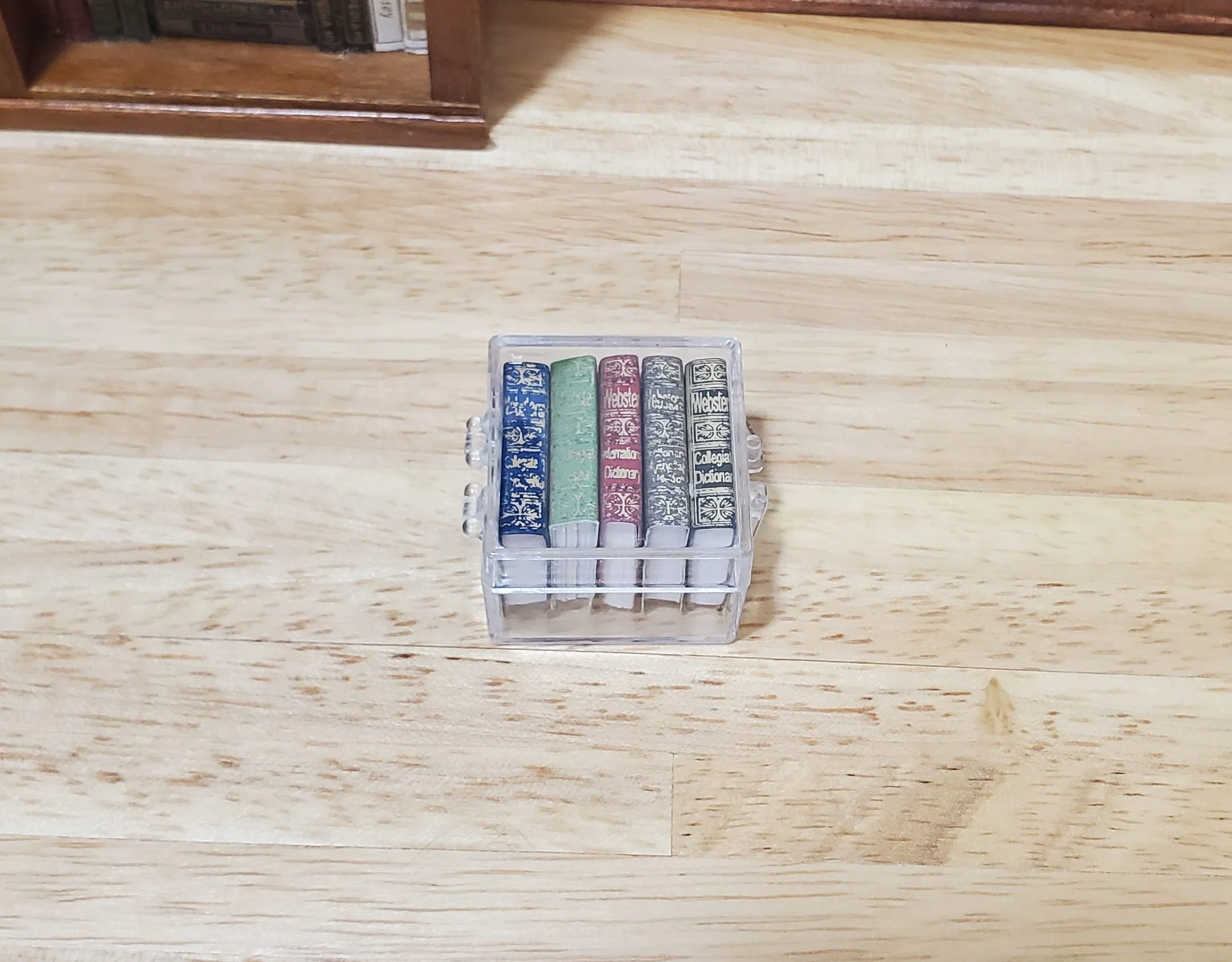 Dollhouse Book Set x5 Desk Reference 1:12 Scale Miniatures (blank inside) - Image 3