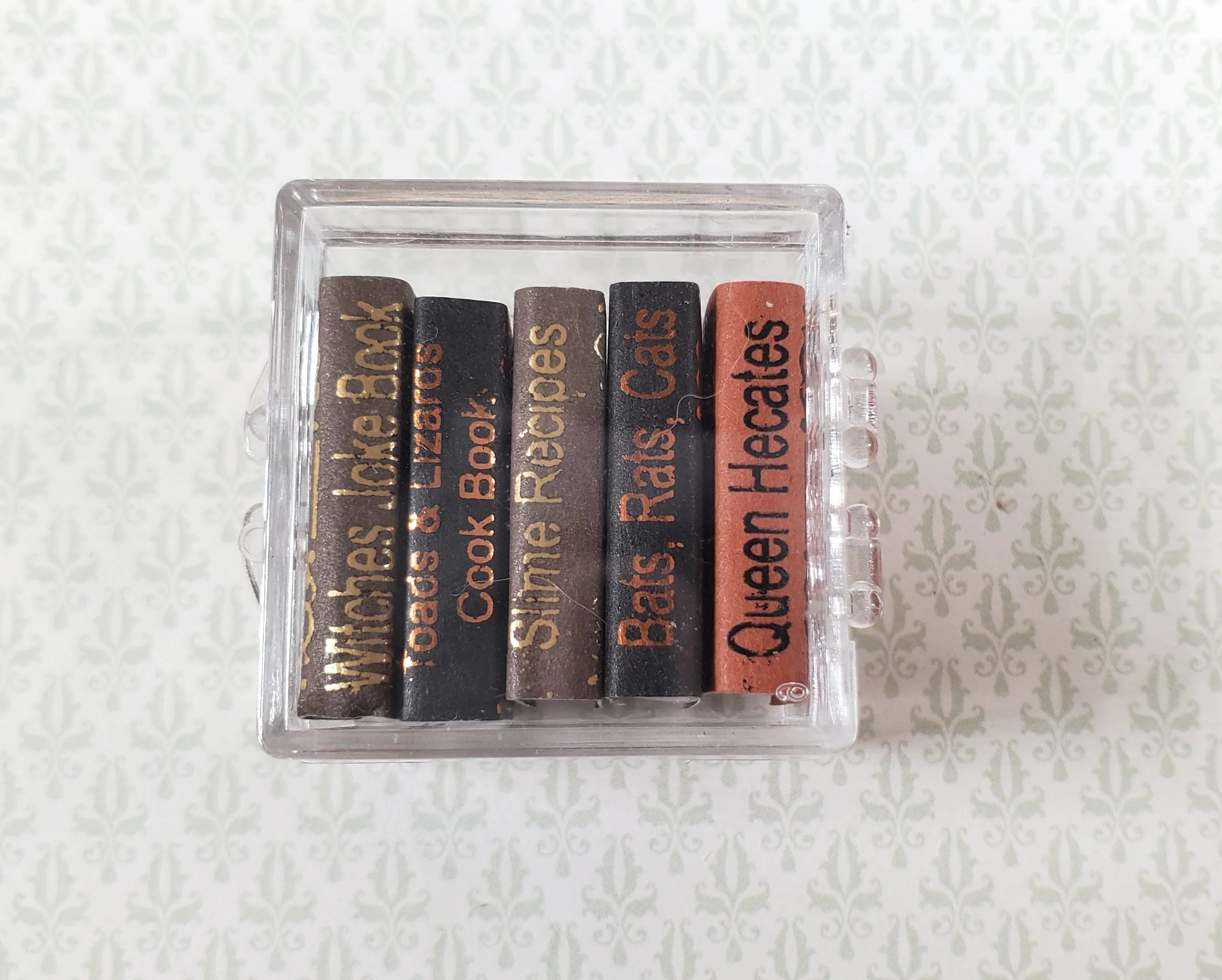 Dollhouse Book Set x5 Witch Humor Volume 1 1:12 Scale Miniatures (blank inside) - Image 2