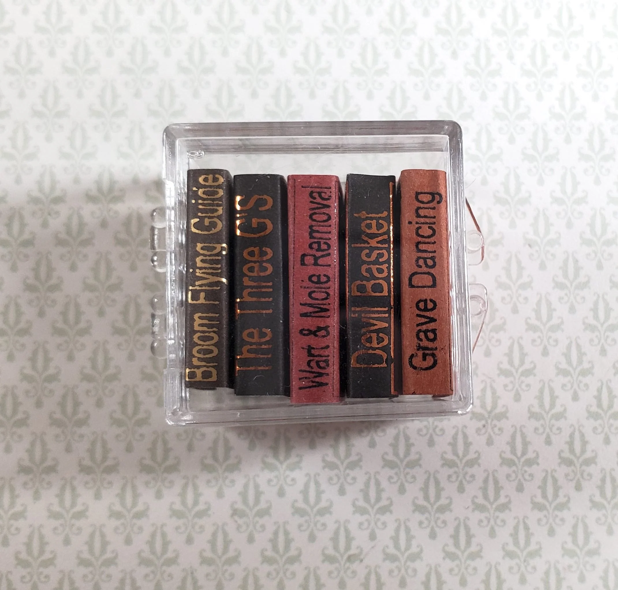 Dollhouse Book Set x5 Witch Humor Volume 2 1:12 Scale Miniatures (blank inside) - Image 3