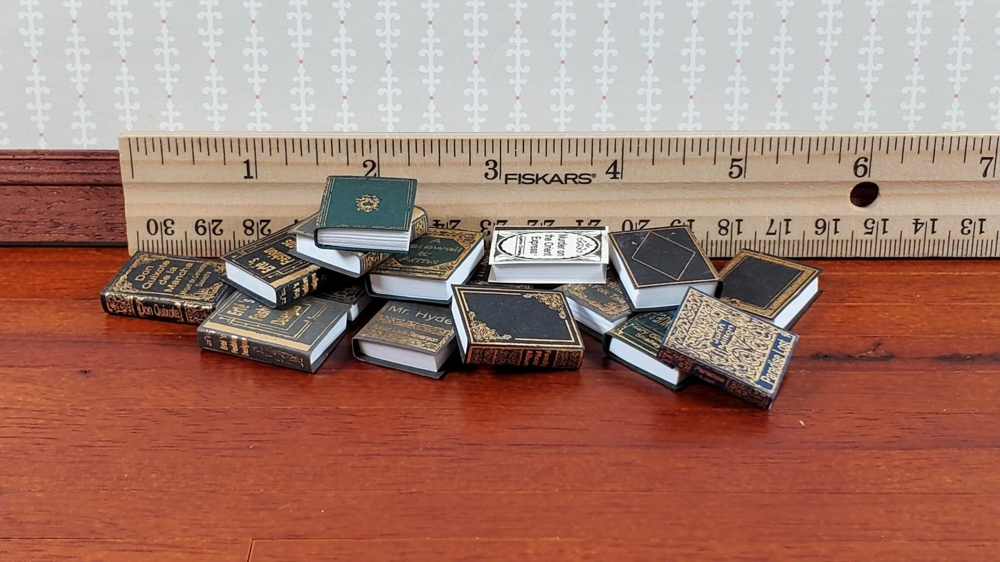 Dollhouse Books x16 Assorted Random Classics 1:12 Scale (blank inside) Handmade - Image 3