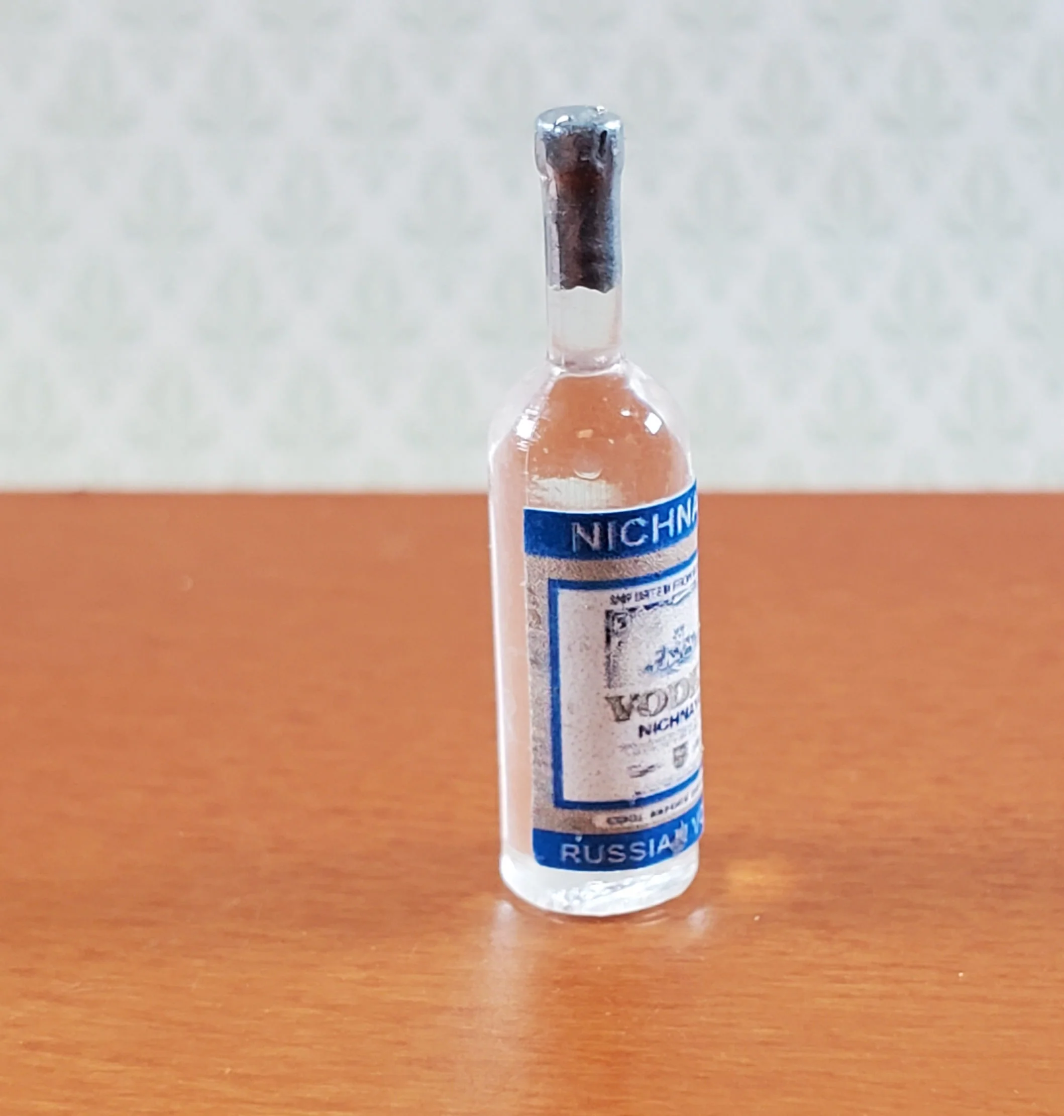 Dollhouse Bottle of Vodka 1:12 Scale Miniature Drinks Handmade - Image 2