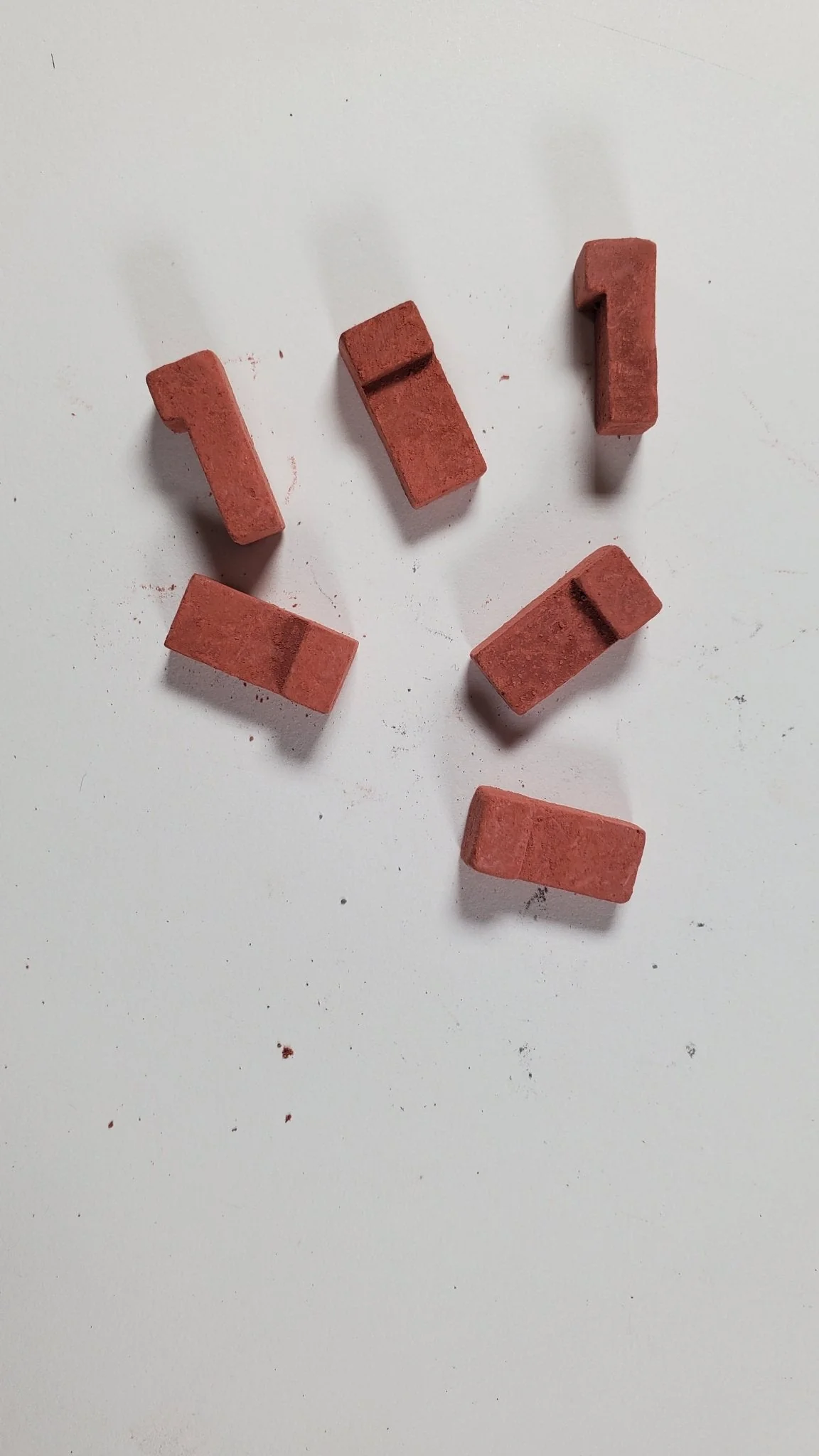 Dollhouse Brick Corners Red Brick Blend by Andi Mini Brick 1:12 Scale 125 Pieces - Image 5