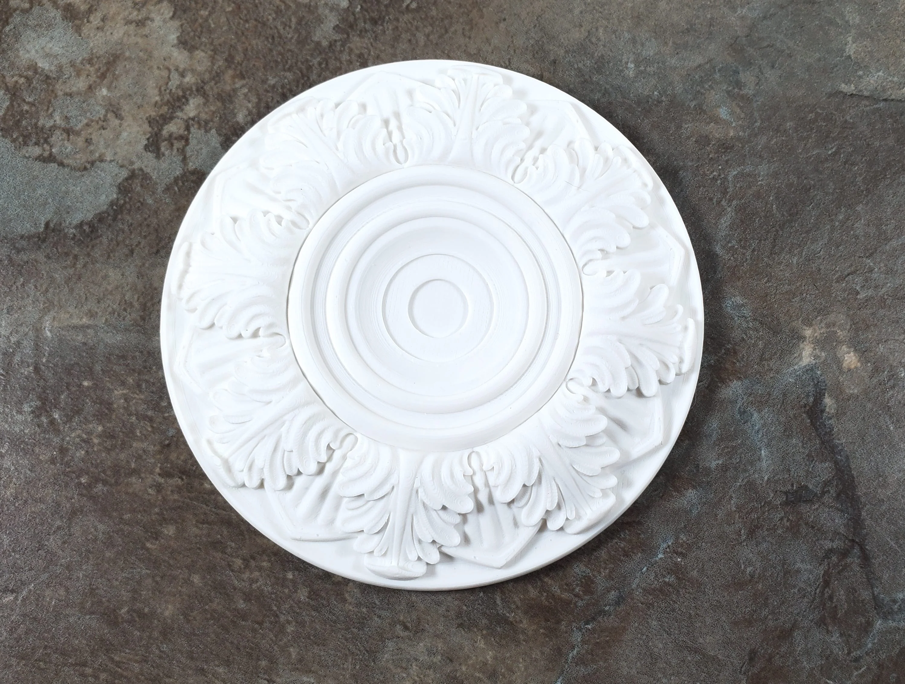 Dollhouse Ceiling Rose Medallion for Battery Lights 1:12 Scale Miniature MC176W - Image 2