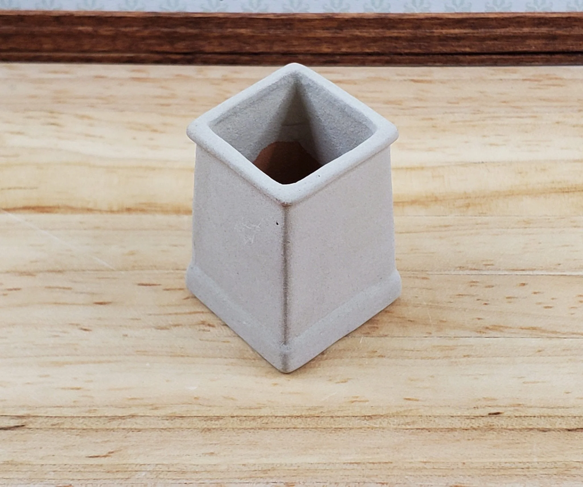 Dollhouse Chimney Pot Small Smoke Stack Square Ceramic 1:12 Scale Miniature - Image 2