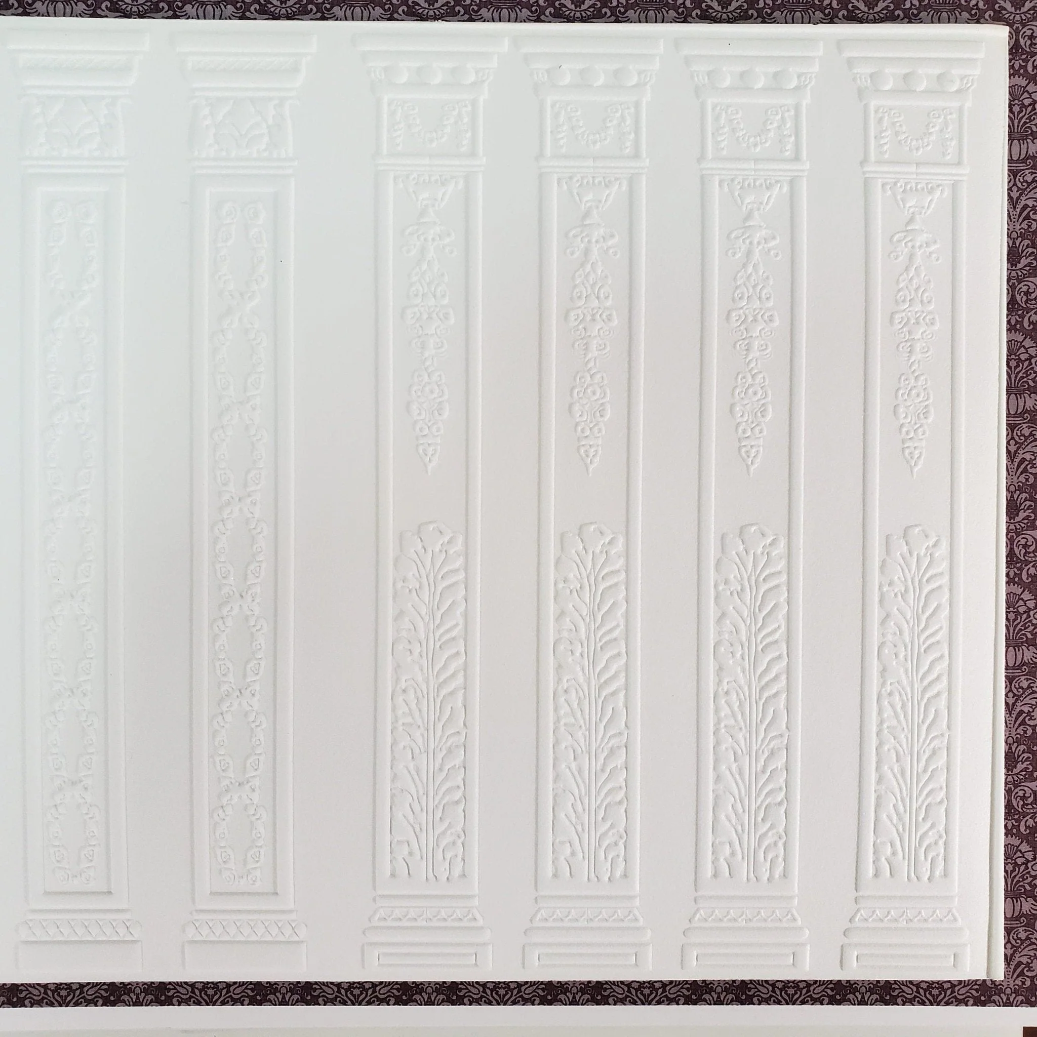 Dollhouse Column Wall Panel Embossed Textured Foam Board 1:12 Scale World Model 34933