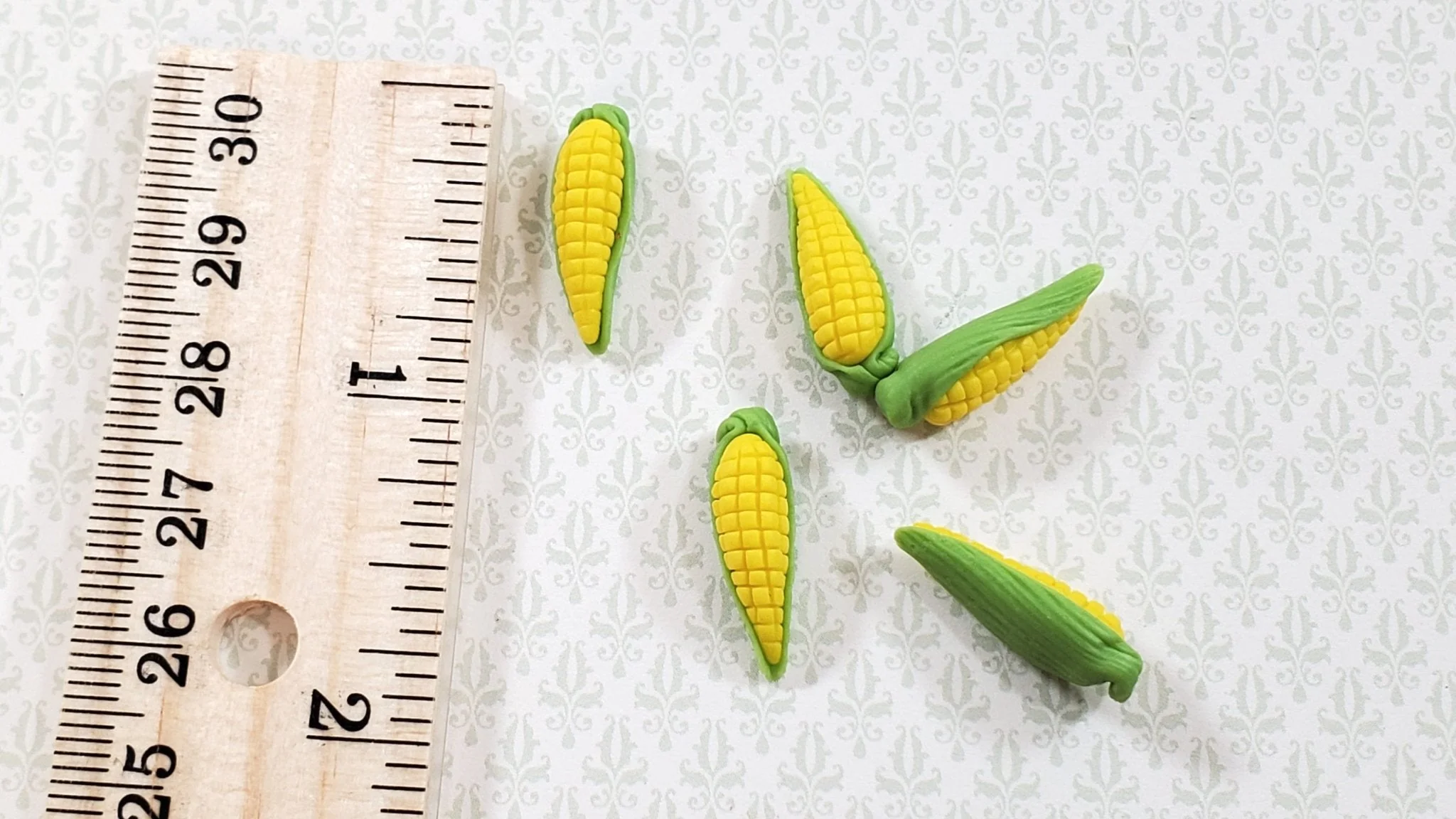 Dollhouse Corn on the Cob 5 Pieces 1:12 Scale Miniatures Food Kitchen - Image 3