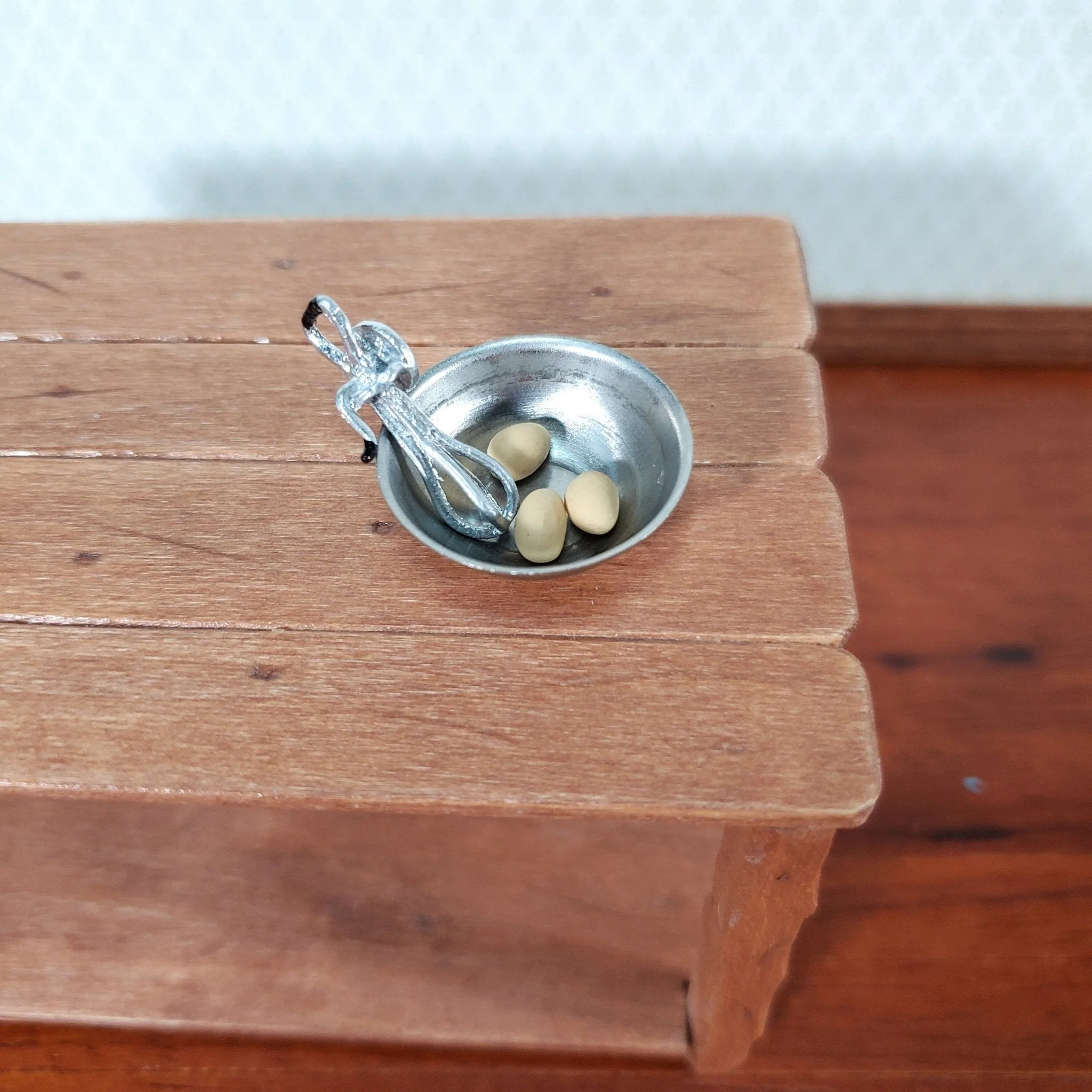 Dollhouse Egg Beater Whisk Vintage Style 1:12 Scale Kitchen Miniatures - Image 5