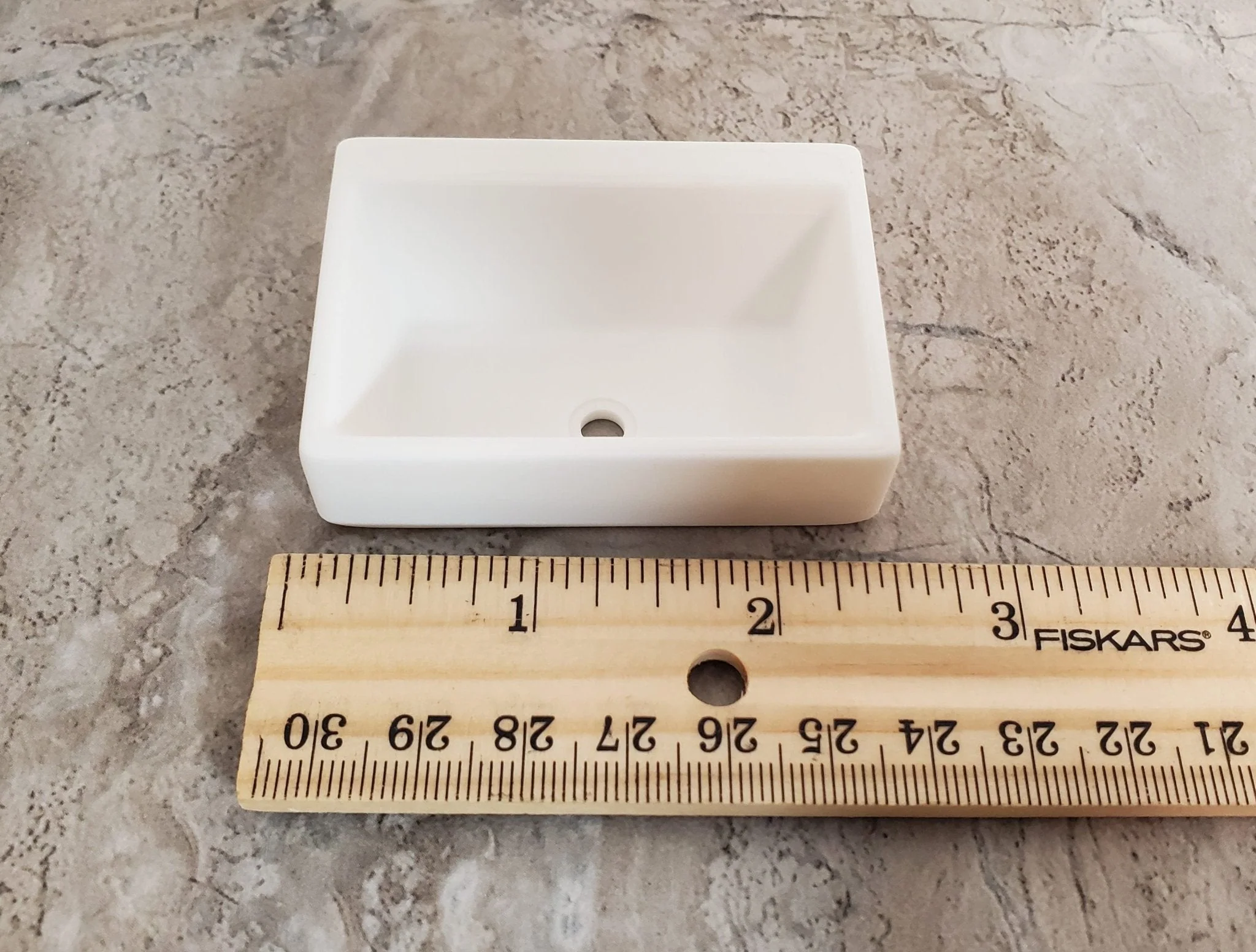 Dollhouse Farmhouse Sink Belfast Butler Style All White 1:12 Scale Miniature - Image 4