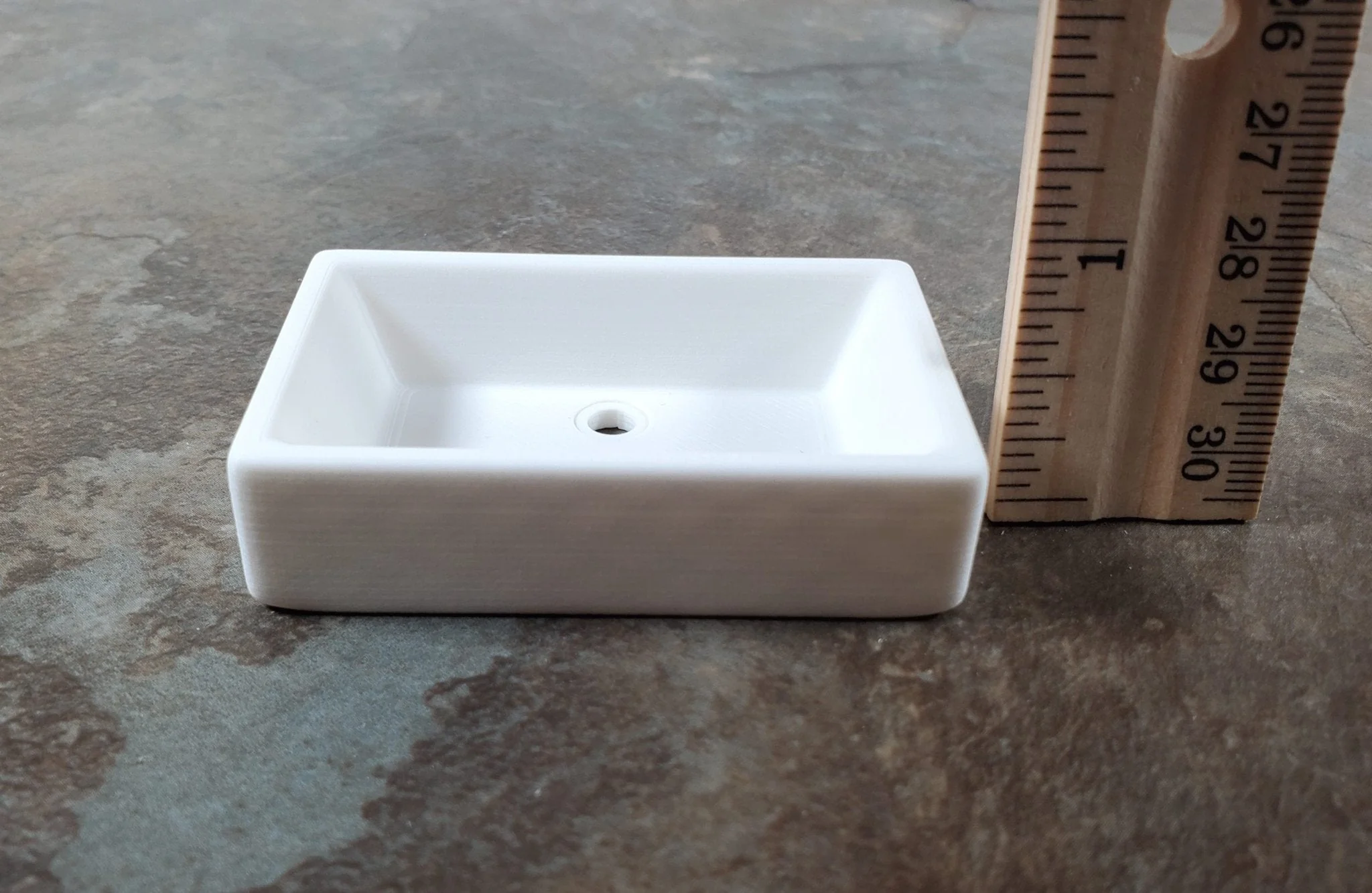 Dollhouse Farmhouse Sink Belfast Butler Style White 1:12 Scale Miniature - Image 5