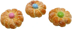 Dollhouse Festive Bread Set of 3 1:12 Scale Miniatures Food Kitchen