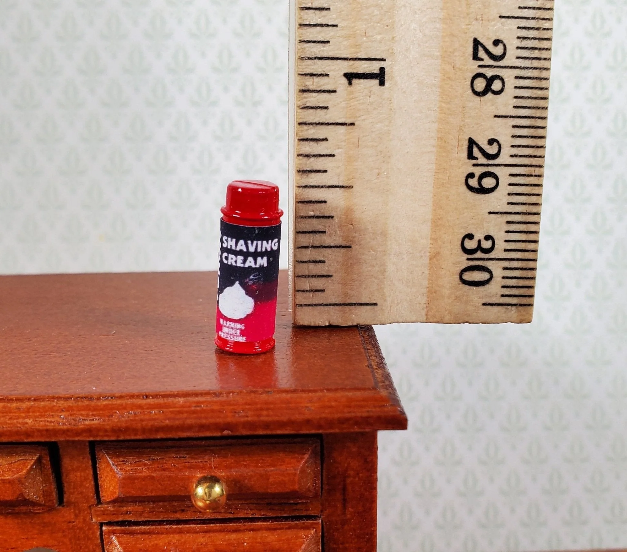 Dollhouse Foamy Shaving Cream 1:12 Scale Miniature Accessories Modern Bathroom - Image 3