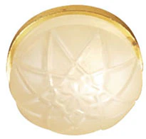 Dollhouse Frosted Round Ceiling Light 1:12 Scale Miniature 12 Volt with Plug - Image 6