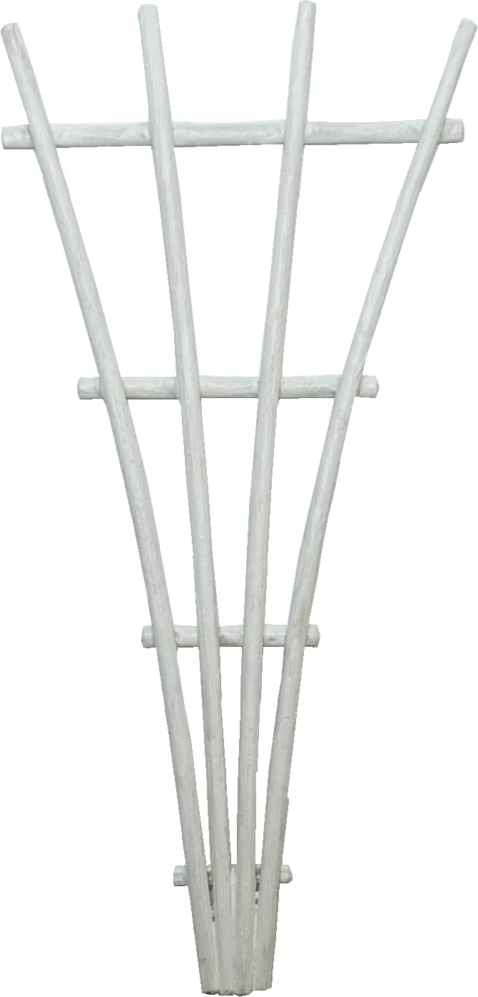 Dollhouse Garden Fan Trellis White 1:12 Scale Dollhouse Miniature