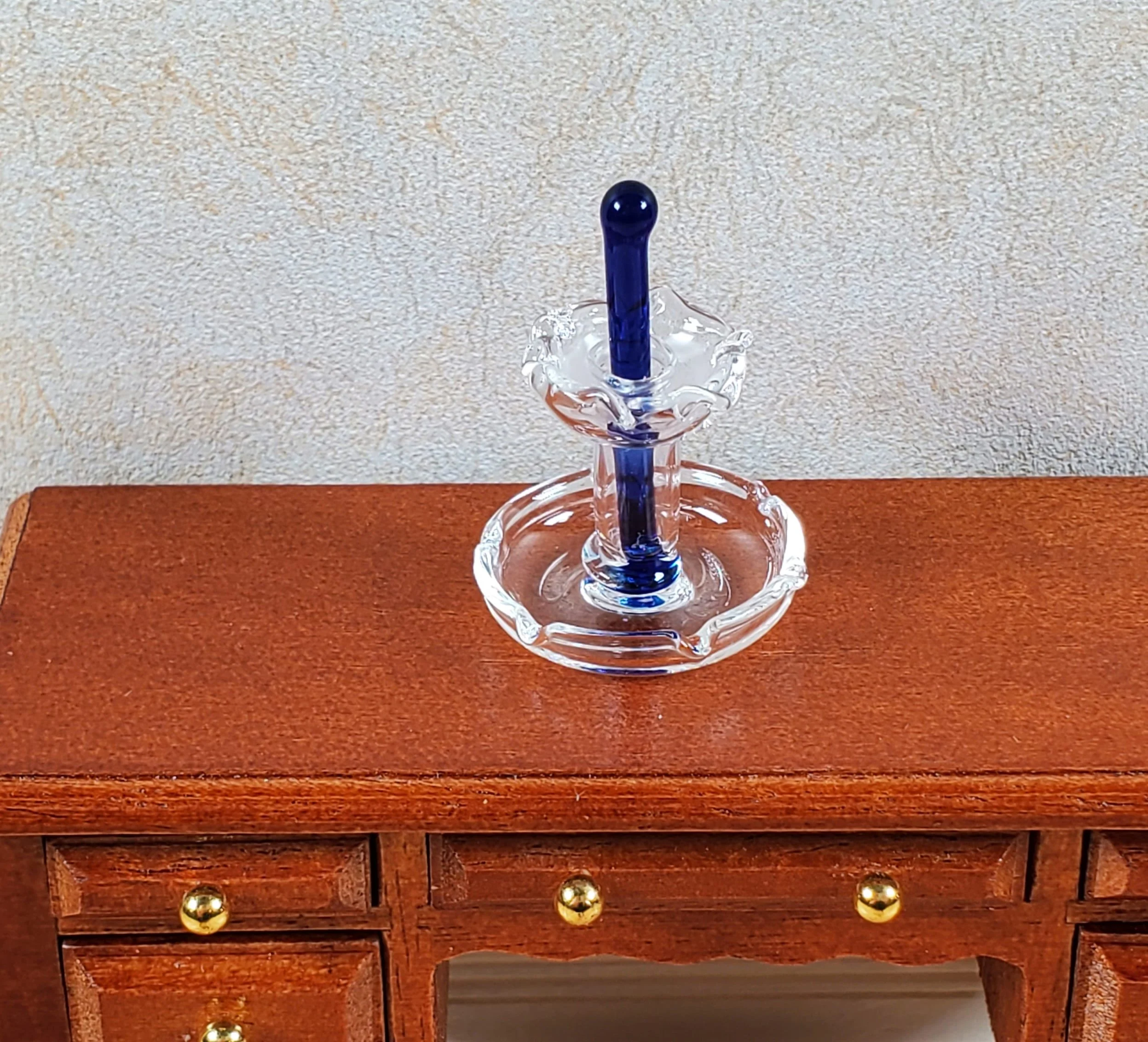 Dollhouse Glass Tiered Serving Tray for Treats or Fruit 1:12 Scale Miniature - Image 3