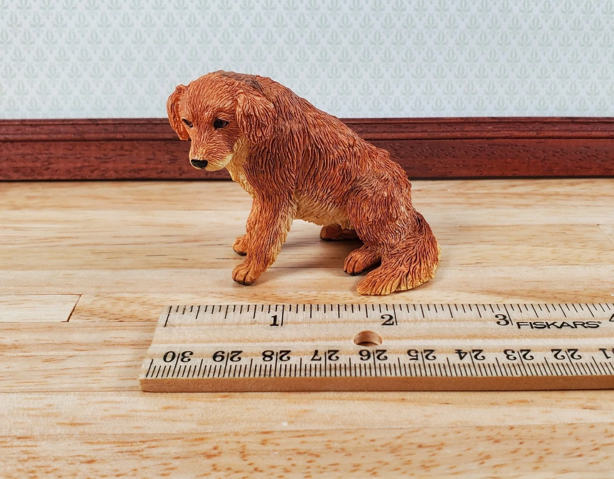 Dollhouse Golden Retriever Dog Pet 1:12 Scale Miniature Animal - Image 5