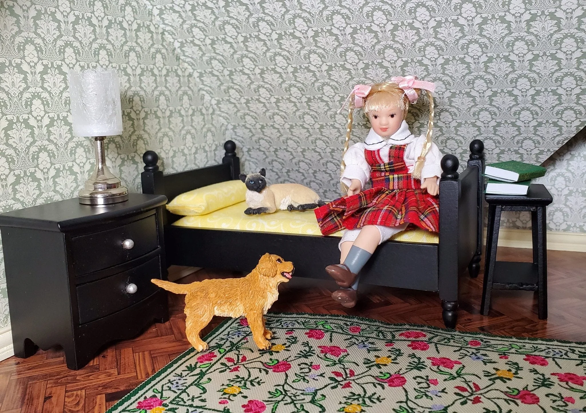 Dollhouse Golden Retriever Puppy Dog Pet 1:12 Scale Miniature Animal - Image 8