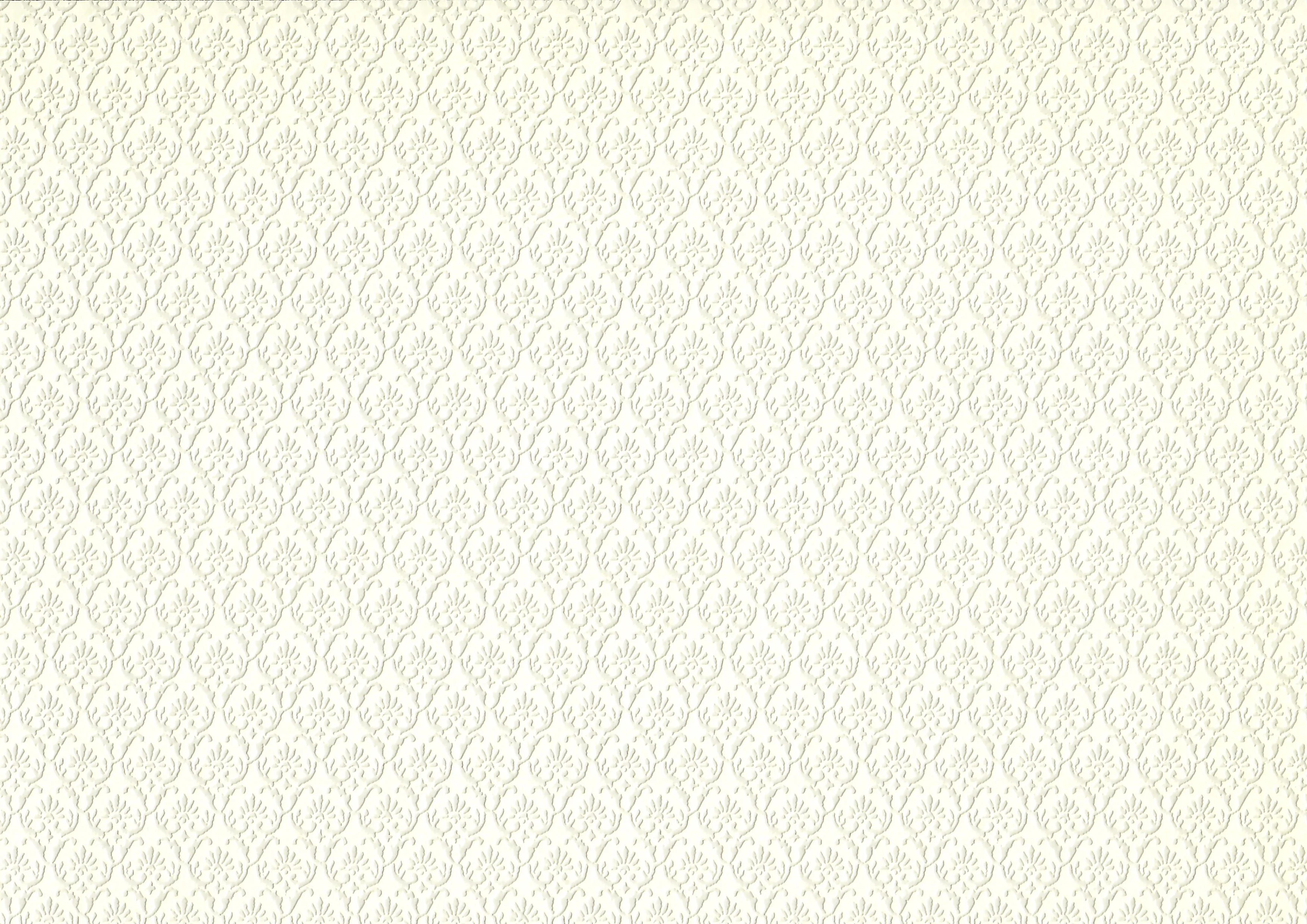 Dollhouse Gray on White Embossed Wallpaper x3 Sheets Art Nouveau 1:12 Scale