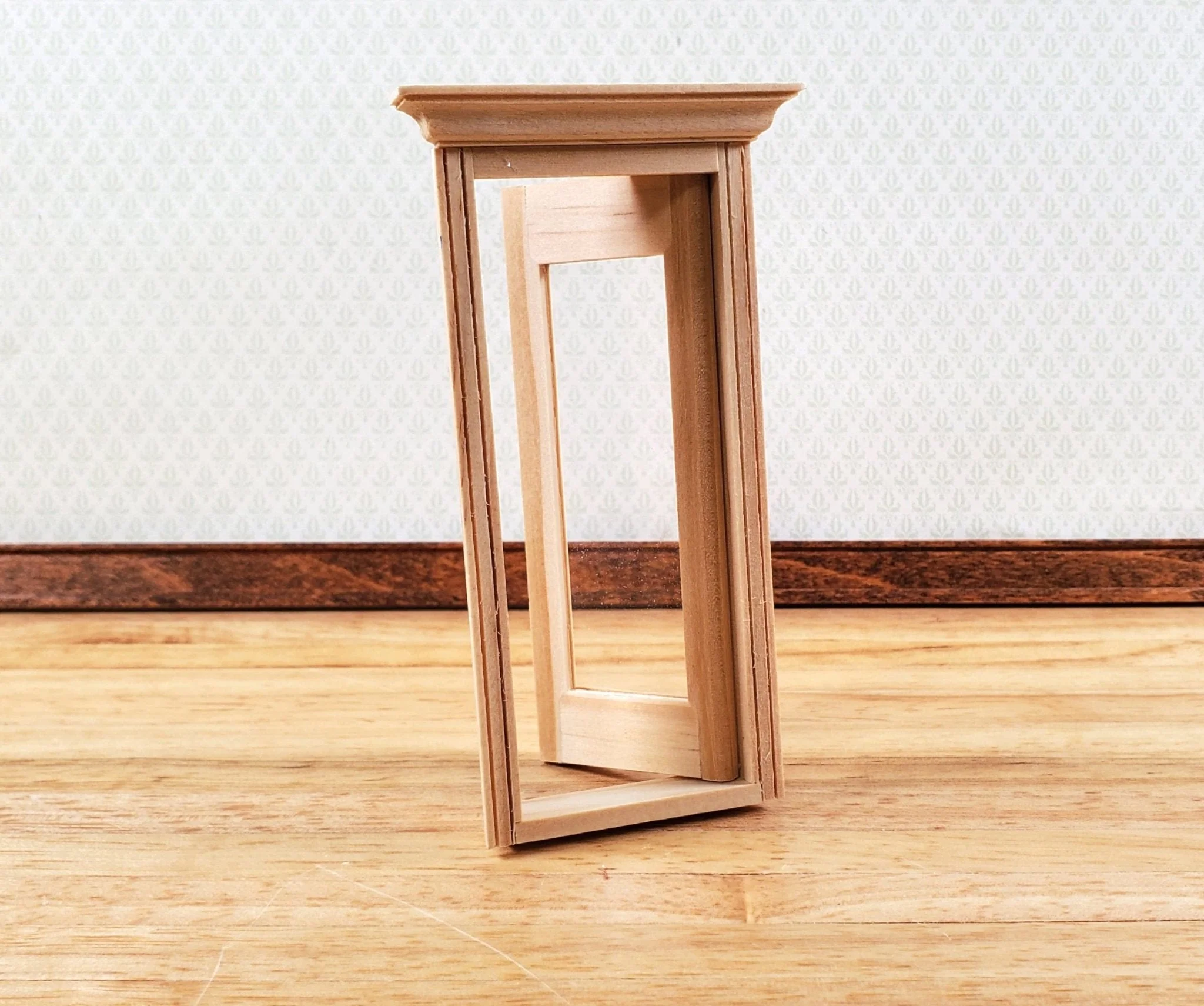 Dollhouse HALF SCALE 1:24 Door with "Glass" Insert HWH6033 Houseworks - Image 2