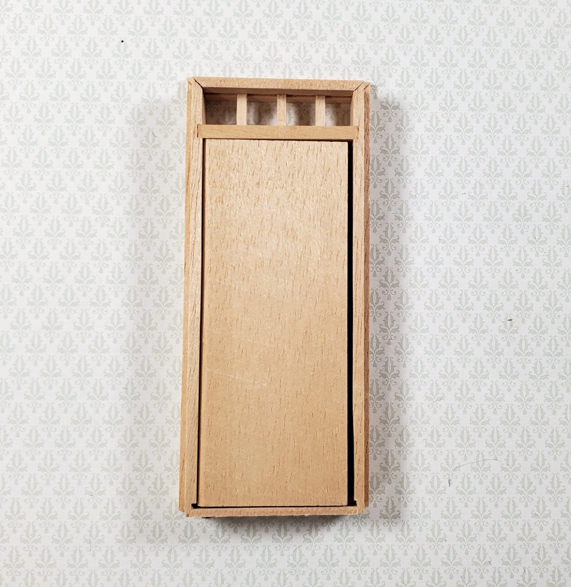 Dollhouse HALF SCALE 1:24 Exterior Door Wood HWH6001 Houseworks - Image 3
