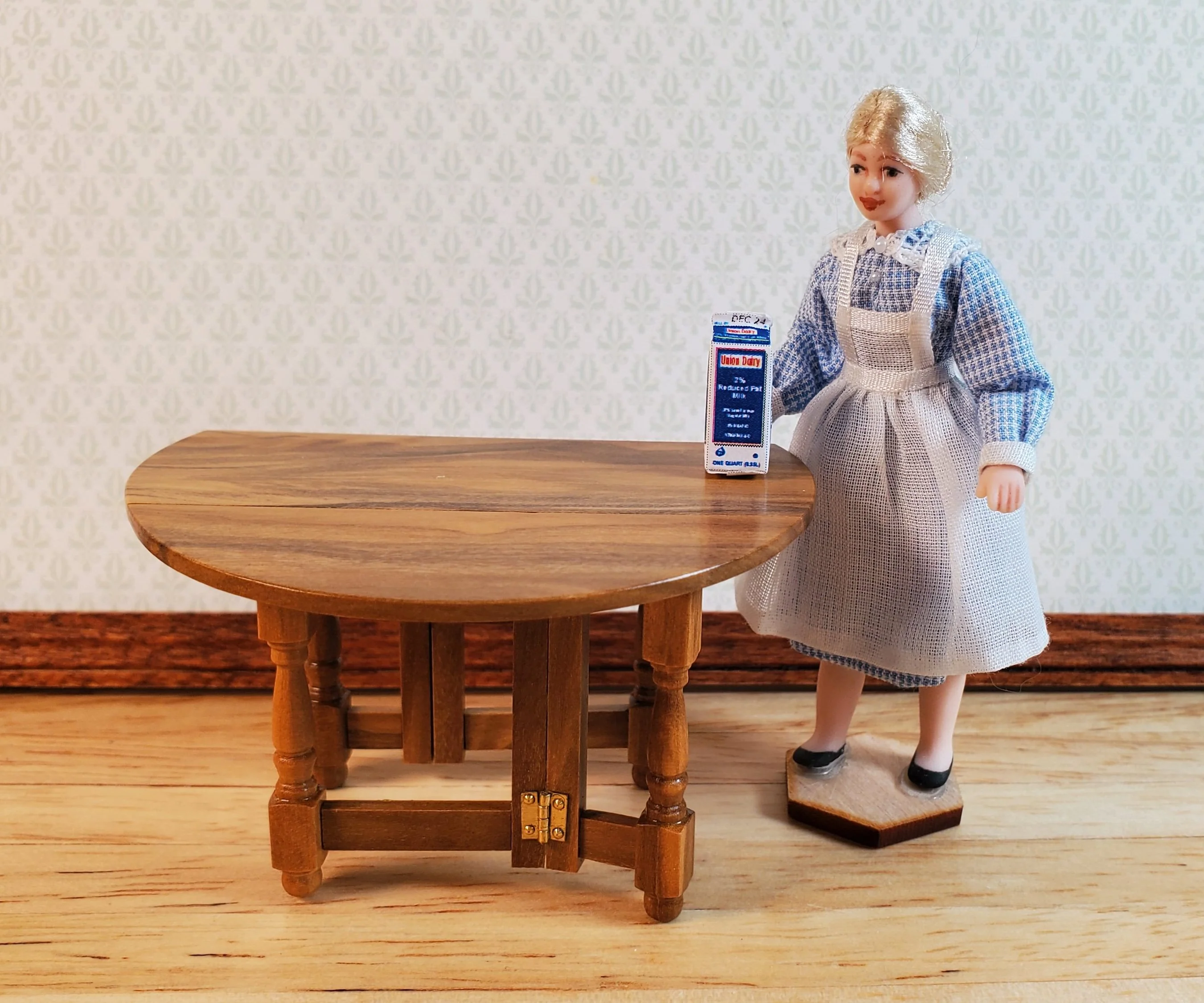 Dollhouse HALF SCALE Carton of Milk 1:24 Miniature Groceries - Image 2