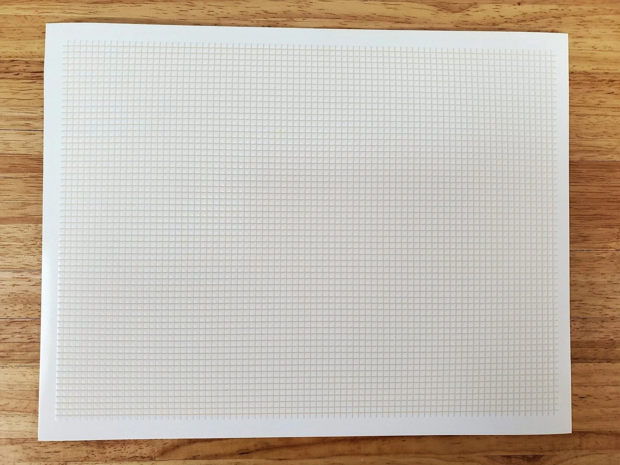 Dollhouse HALF SCALE Floor Tiles Embossed Cream & Beige 1:24 Scale Paper Card