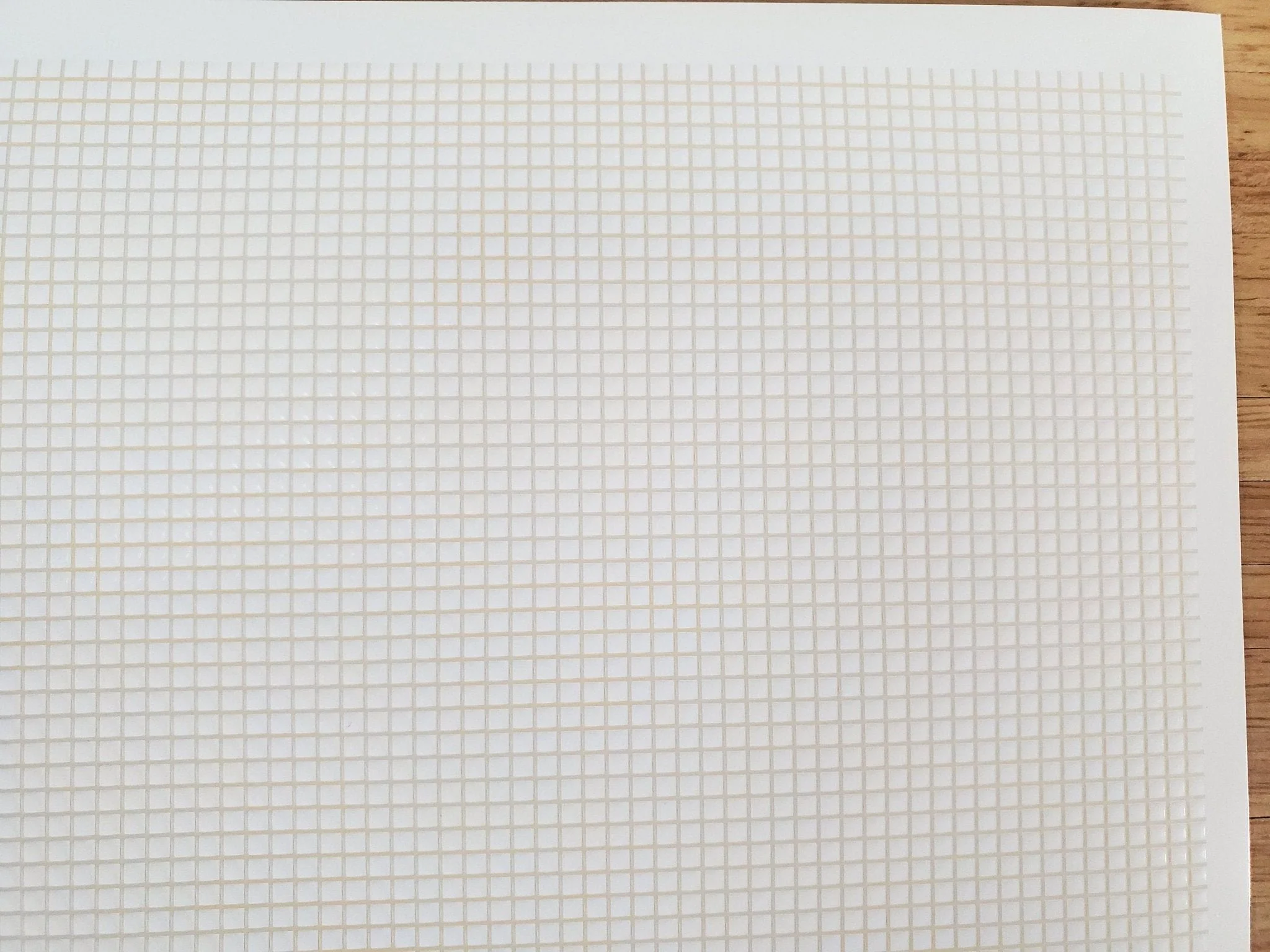 Dollhouse HALF SCALE Floor Tiles Embossed Cream & Beige 1:24 Scale Paper Card - Image 2