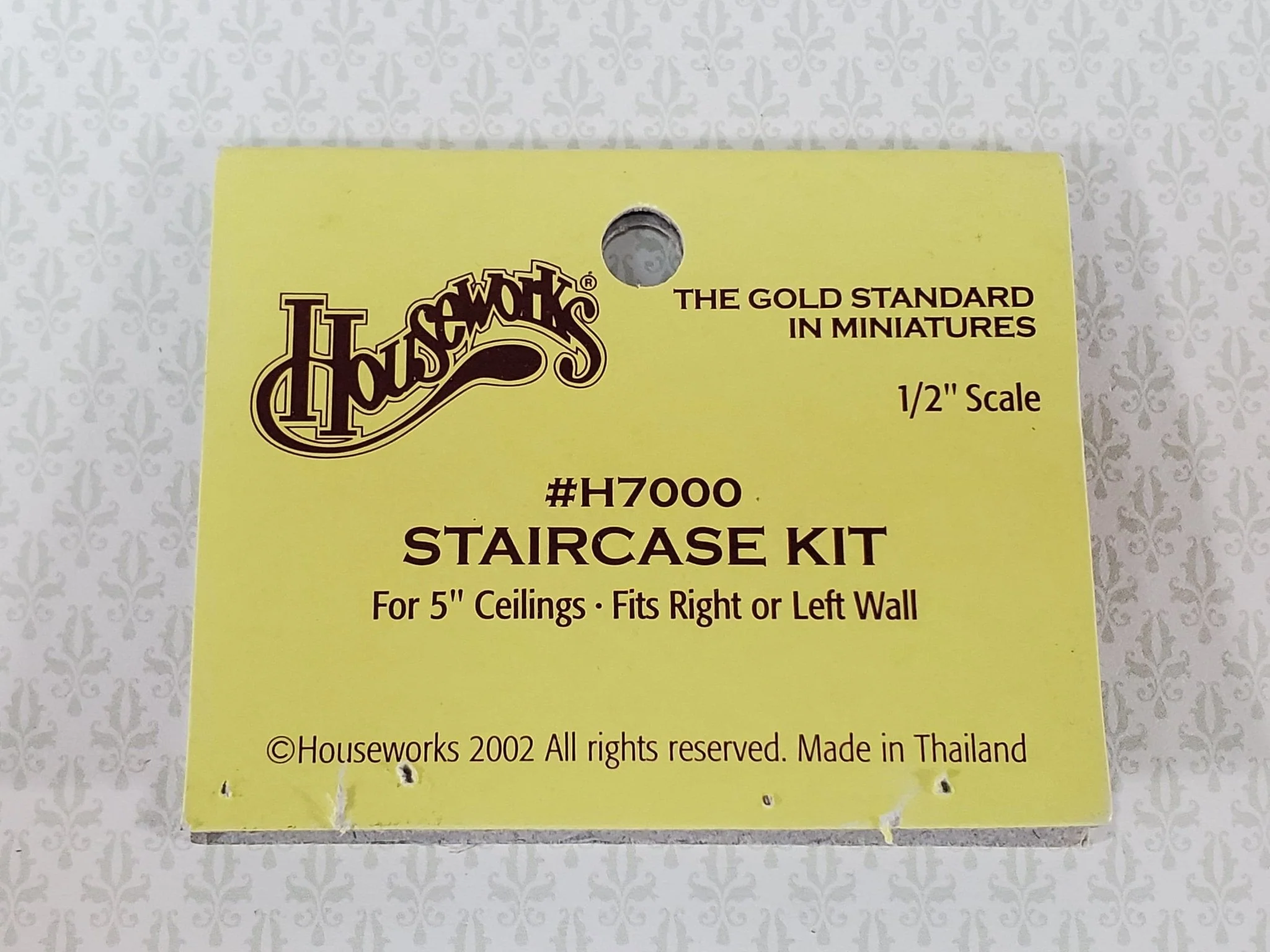 Dollhouse HALF SCALE Stairs Stairway Kit Houseworks with Stair Treads 1:24 Scale Miniature - Image 3