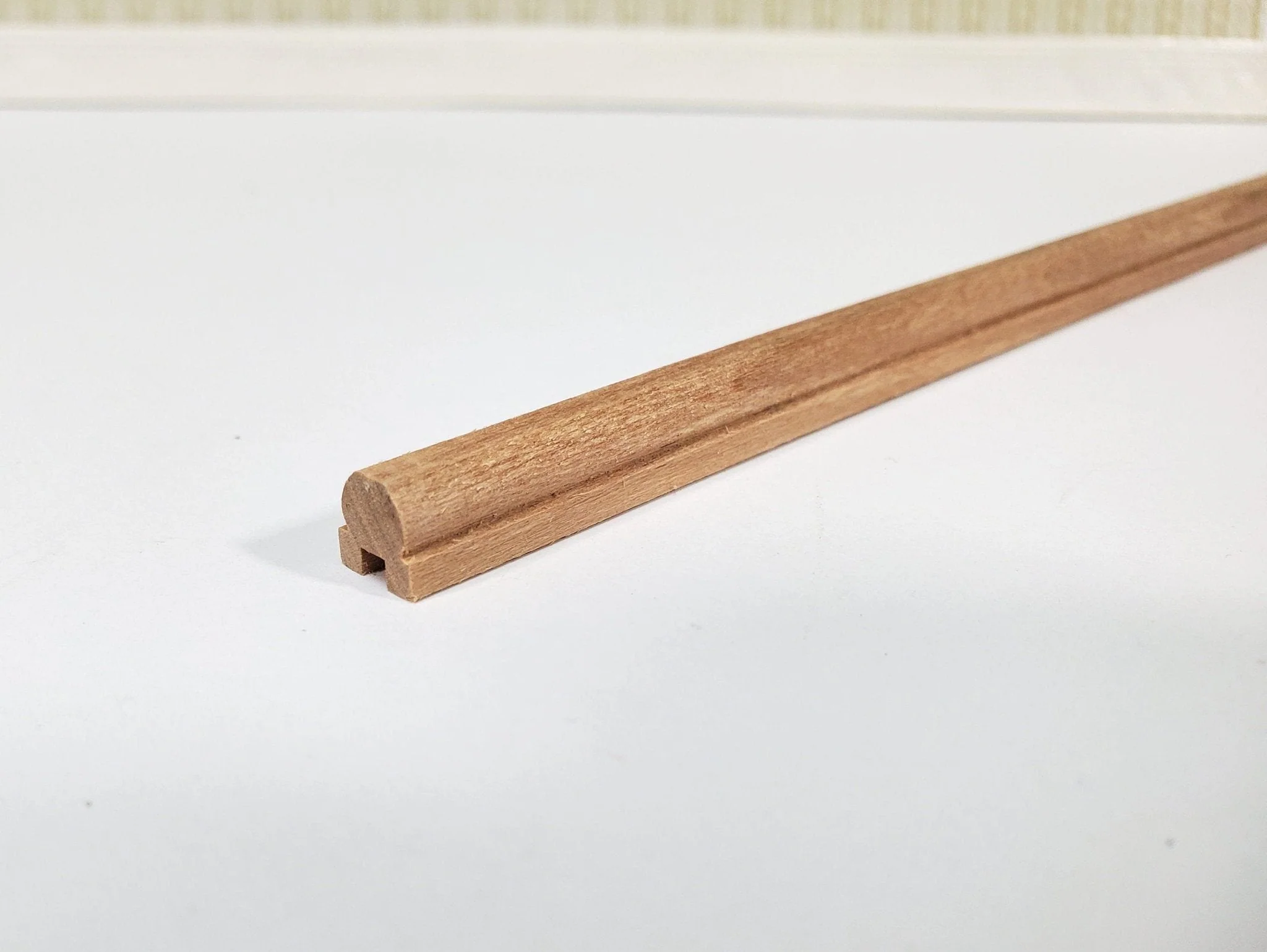 Dollhouse Handrail Banister for Stairs 5/16" w x 17 3/4" long 1:12 Scale Miniature