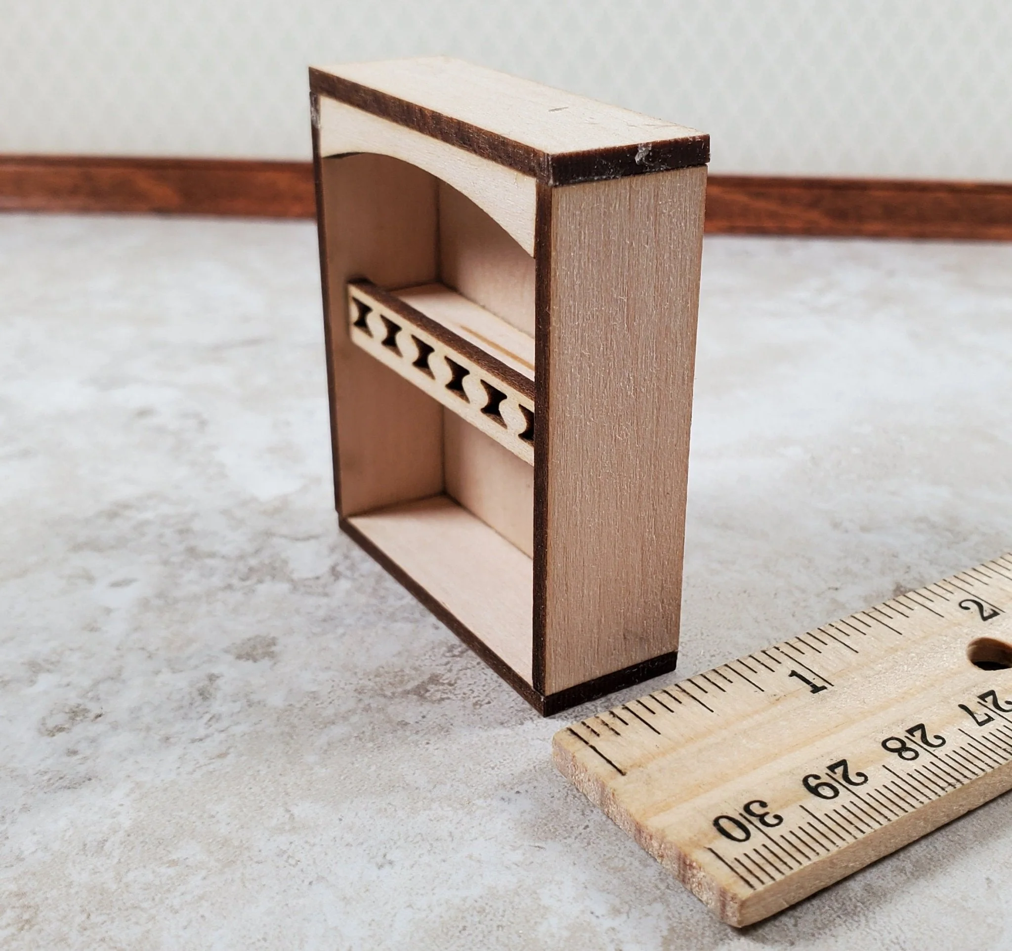 Dollhouse Hanging Kitchen Shelf KIT DIY Small 1:12 Scale Miniature Spice Rack - Image 7