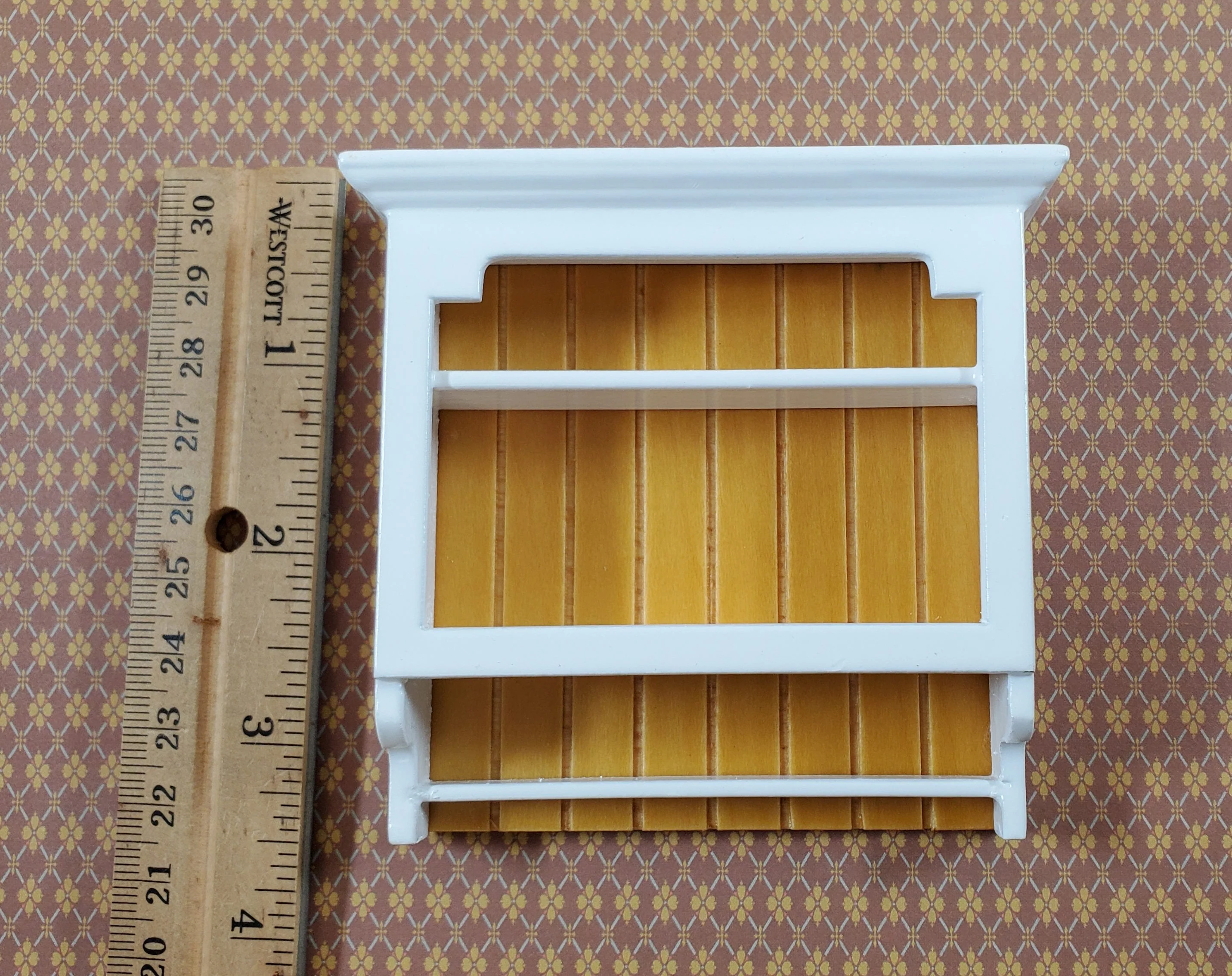 Dollhouse Hanging Shelf Shelves White 1:12 Scale Miniature Kitchen Furniture - Image 4