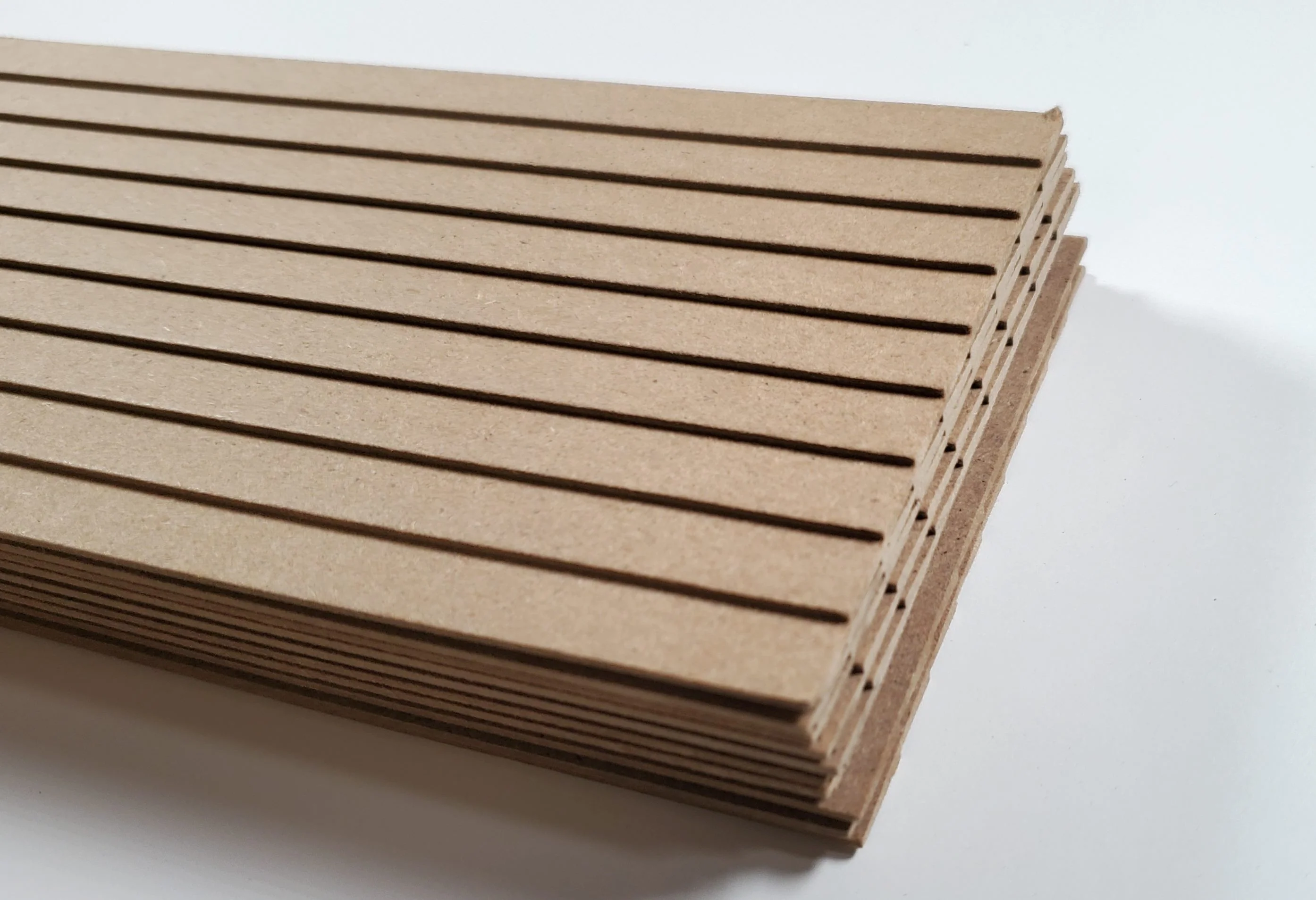 Dollhouse MDF Clapboard Siding Panels 3/8" Lap Wood Paneling x10 Sheets