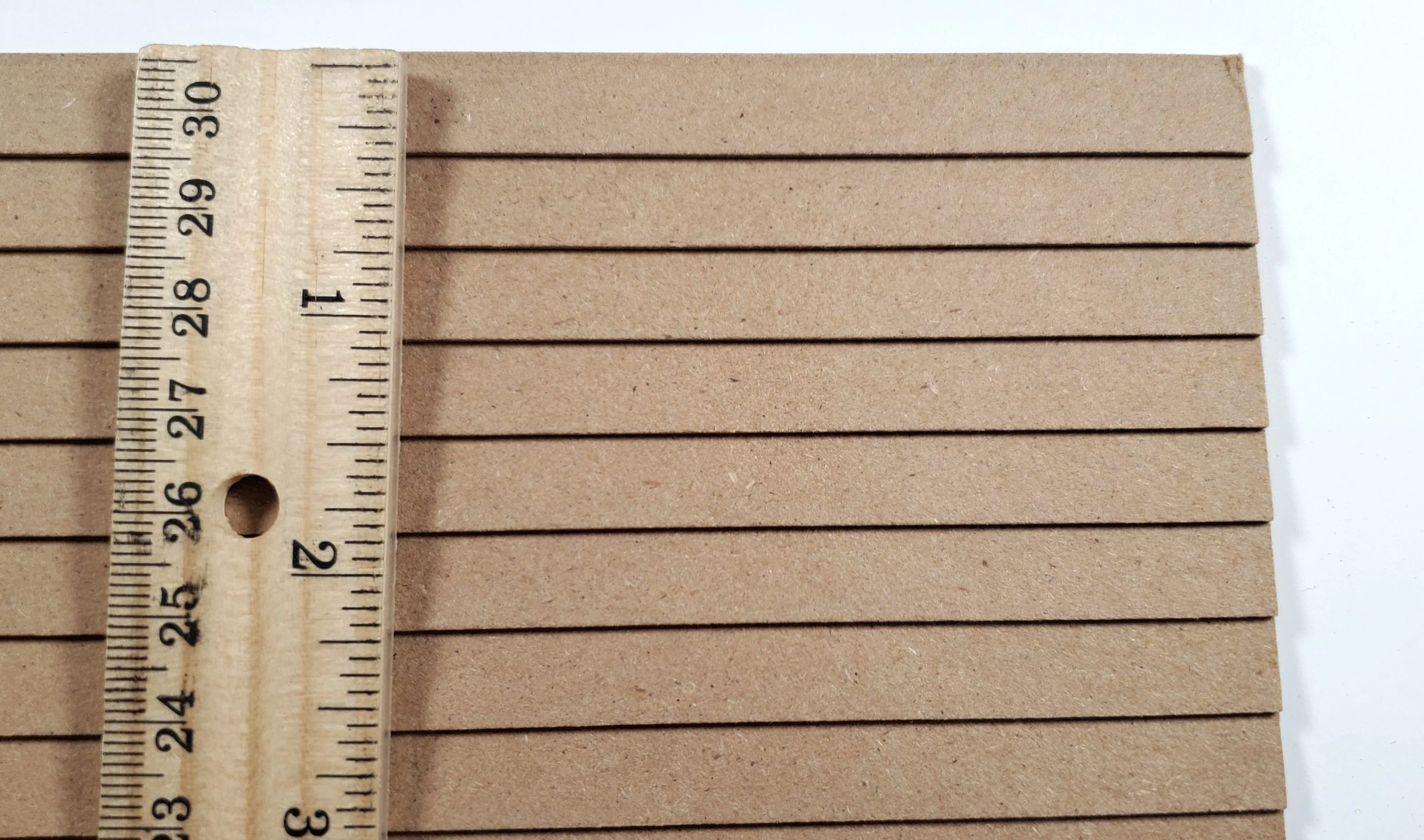 Dollhouse MDF Clapboard Siding Panels 3/8" Lap Wood Paneling x10 Sheets - Image 2