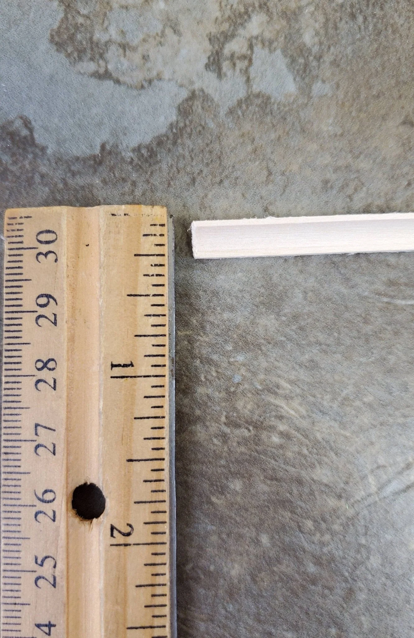 Dollhouse Miniature 6" Trim Scrap Cove Molding Wood Strips 1/4" 12 Pieces 1:12 Scale - Image 3